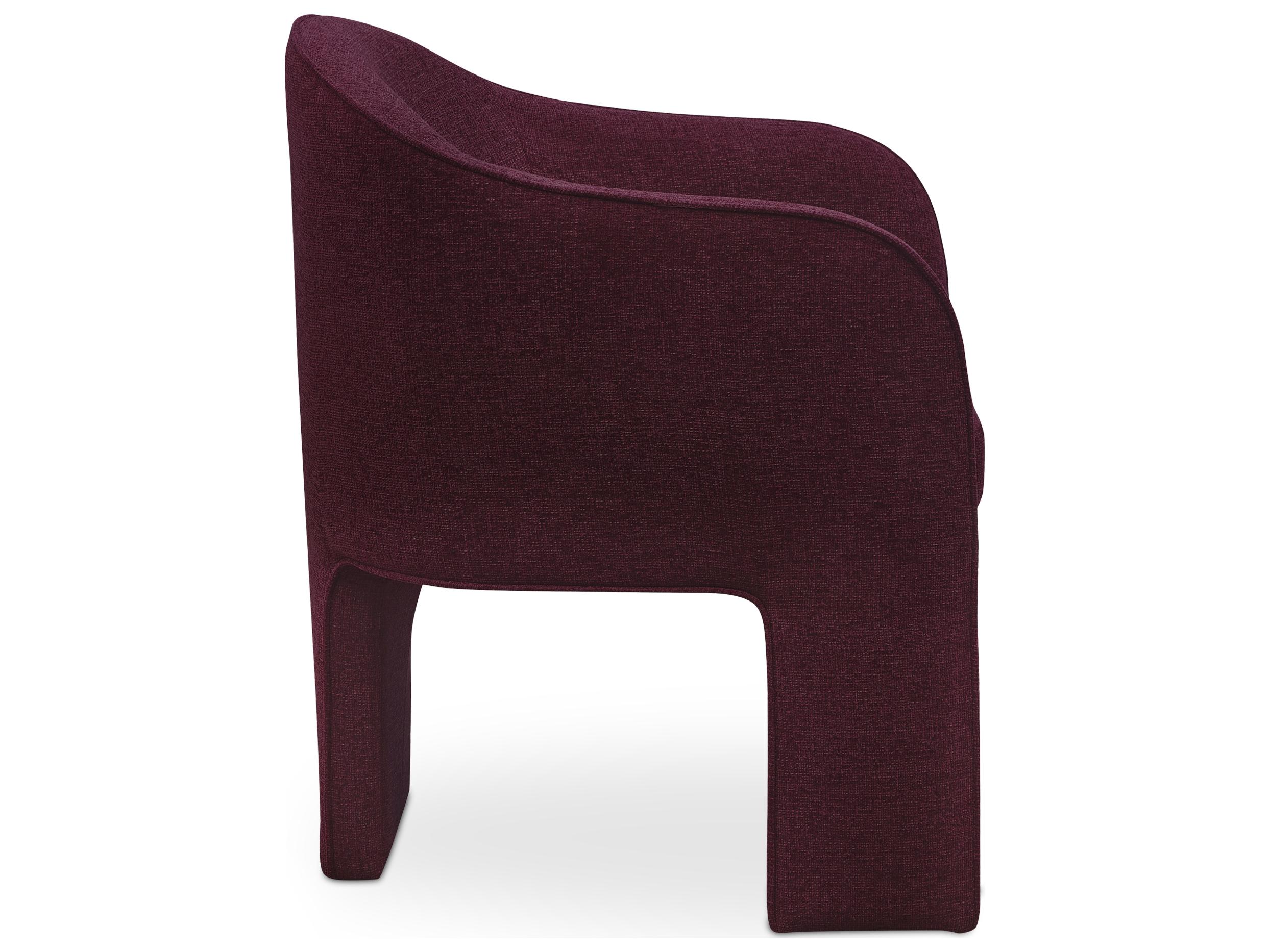 Moe's Home Clara Dining Chair Plum