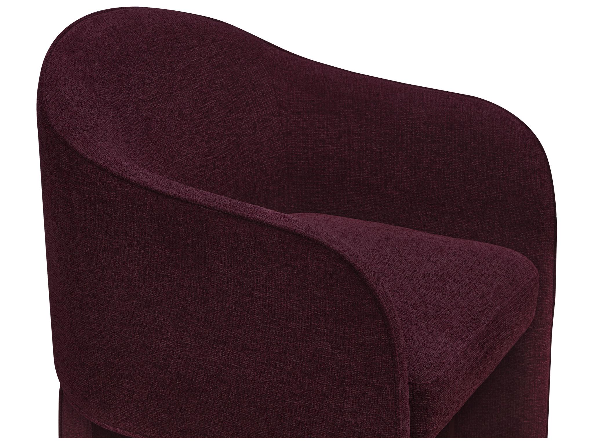 Moe's Home Clara Dining Chair Plum