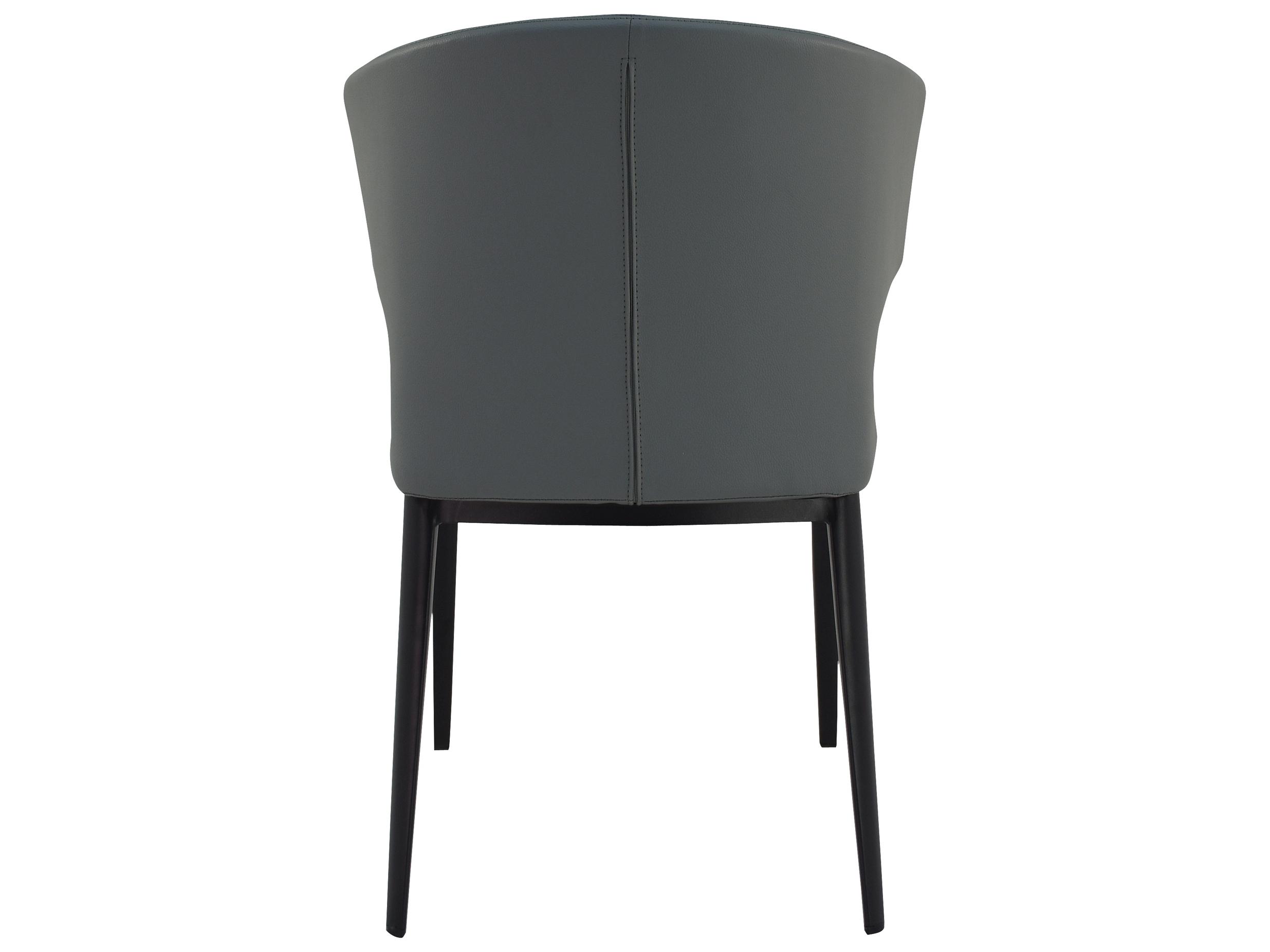 Moe's Home Delaney Gray Side Dining Chair - Set of Two