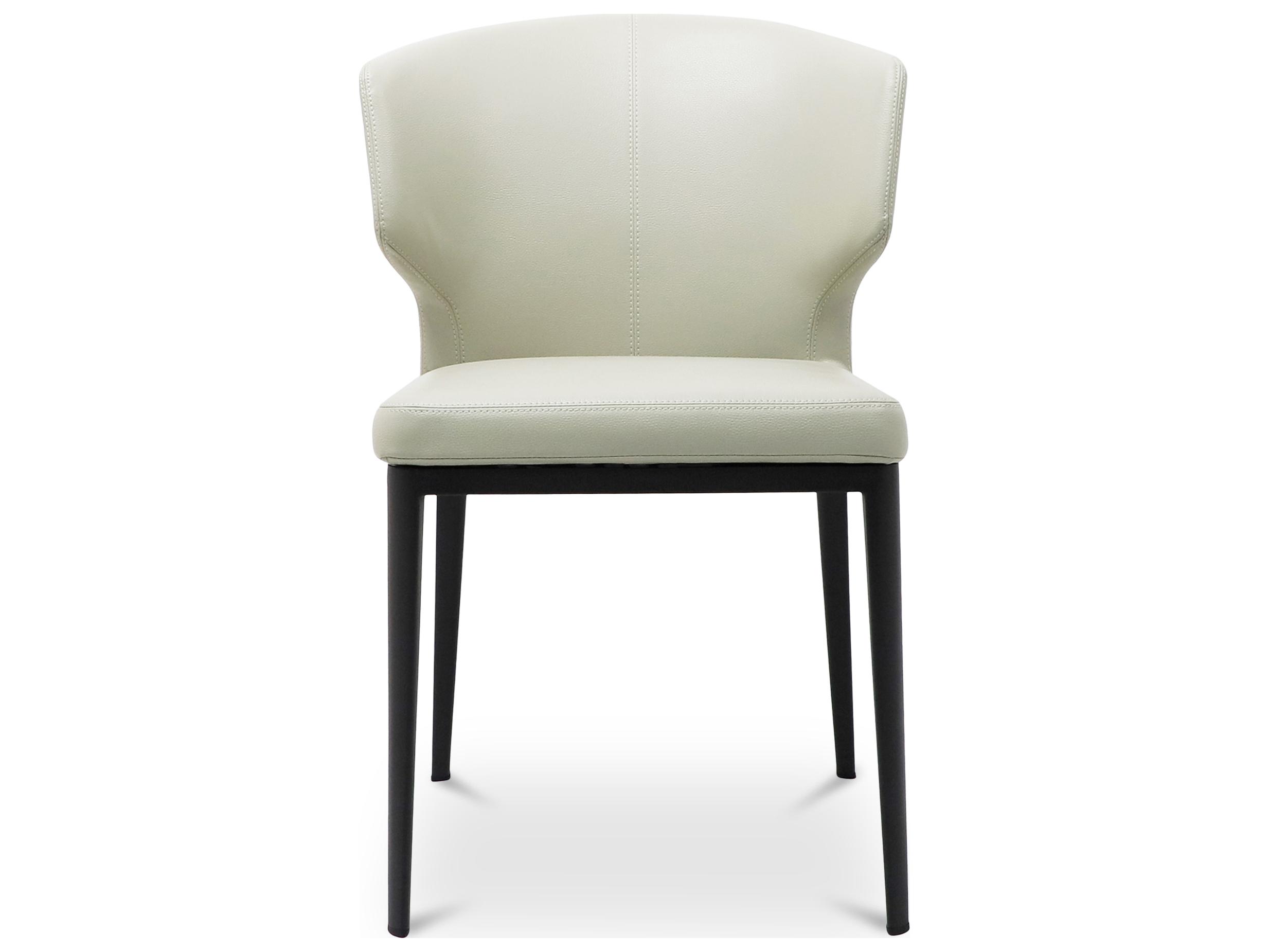 Moe's Home Delaney Beige Side Dining Chair - Set of Two