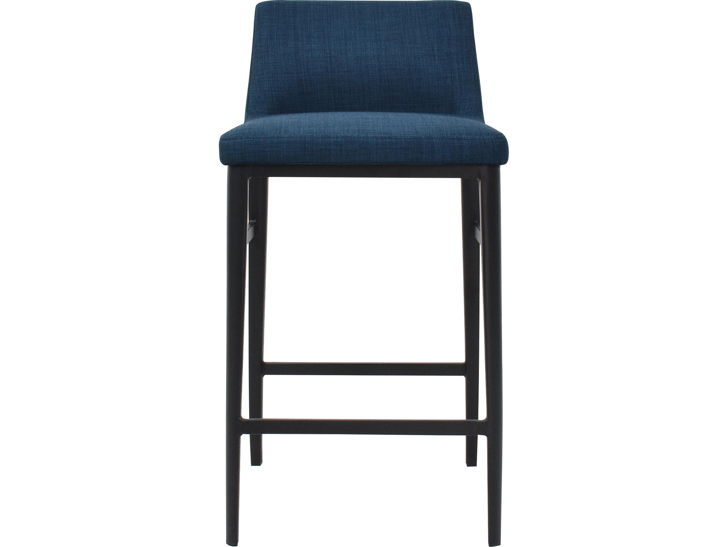 Moe's Home Upholstered Blue Baron Counter Stool