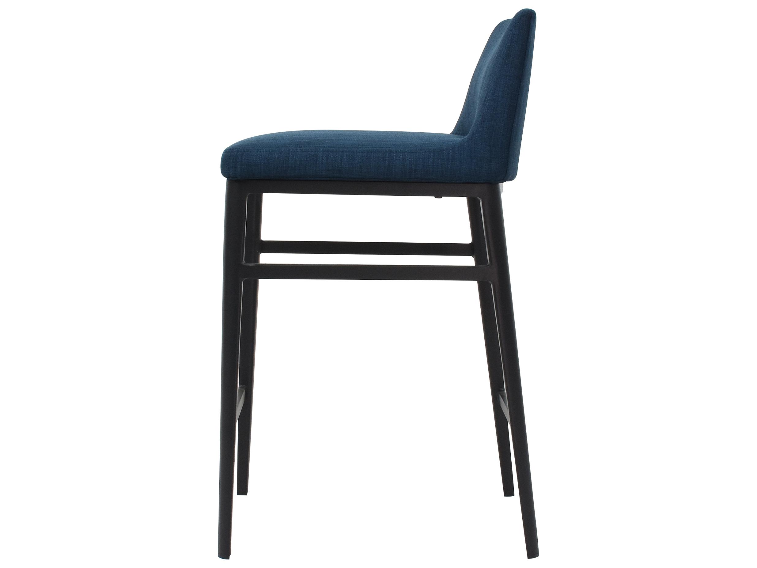 Moe's Home Upholstered Blue Baron Counter Stool