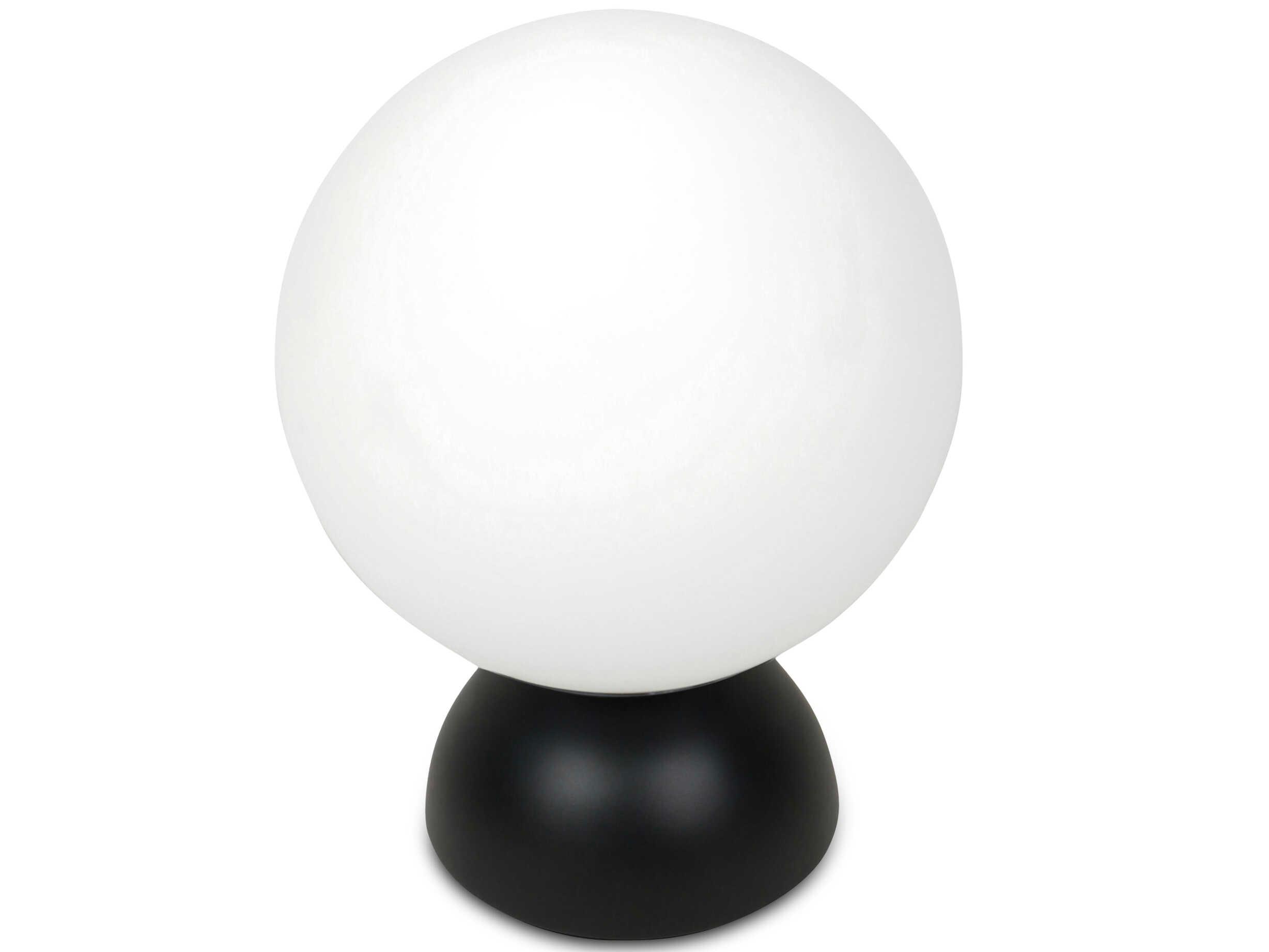 Moe's Home Ovi Black Milky Opal Glass Table Lamp