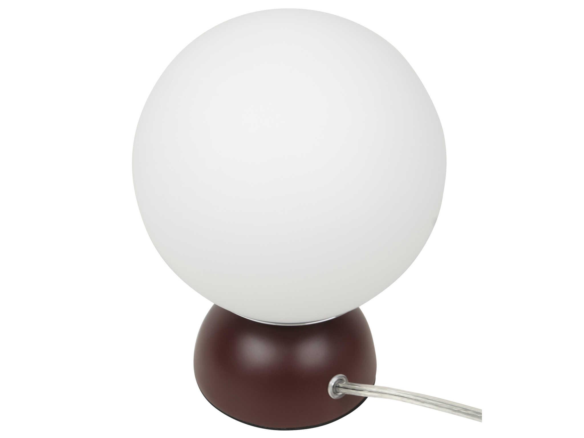 Moe's Home Ovi Red Milky Opal Glass Table Lamp