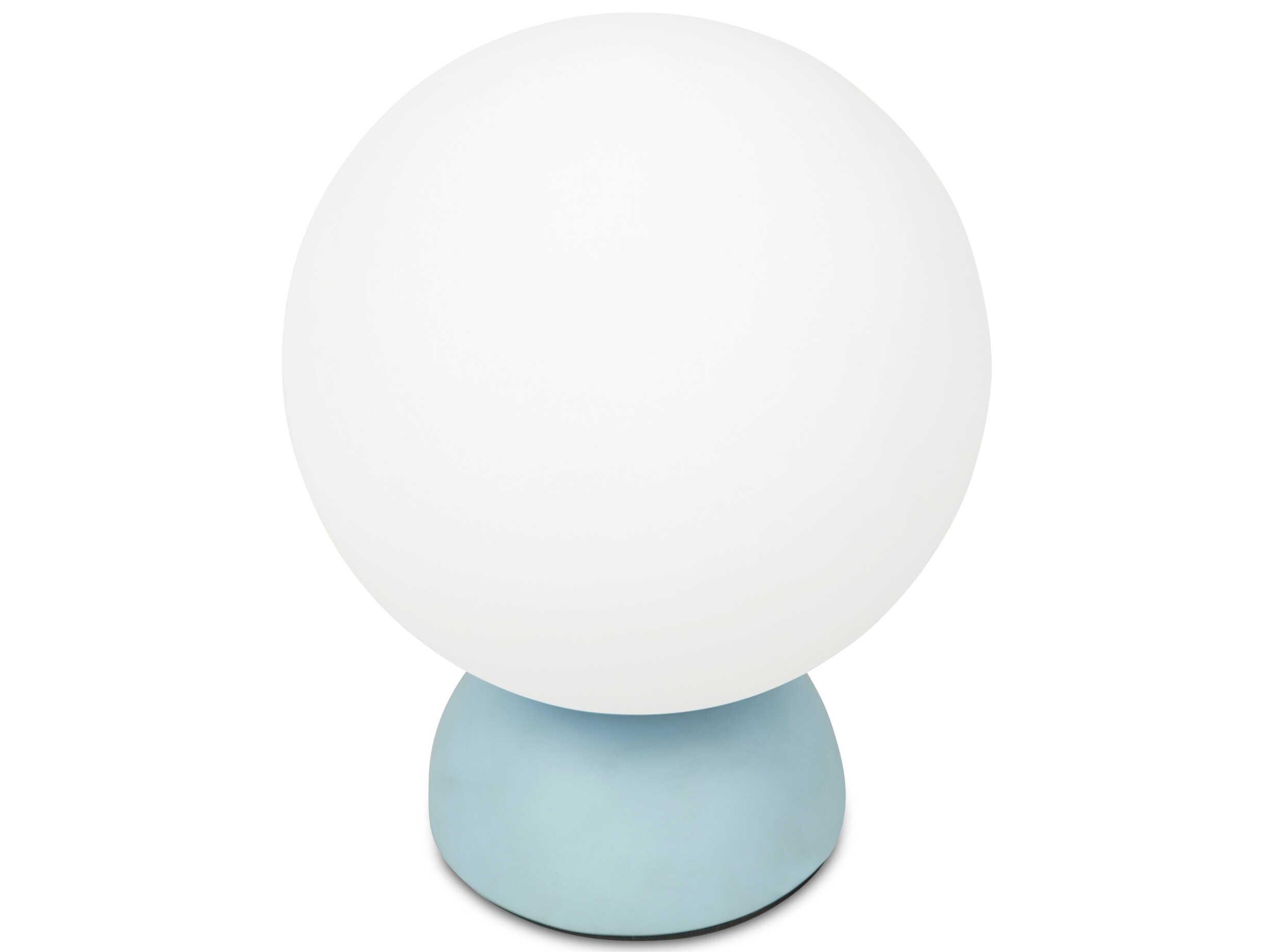 Moe's Home Ovi Blue Milky Opal Glass Table Lamp