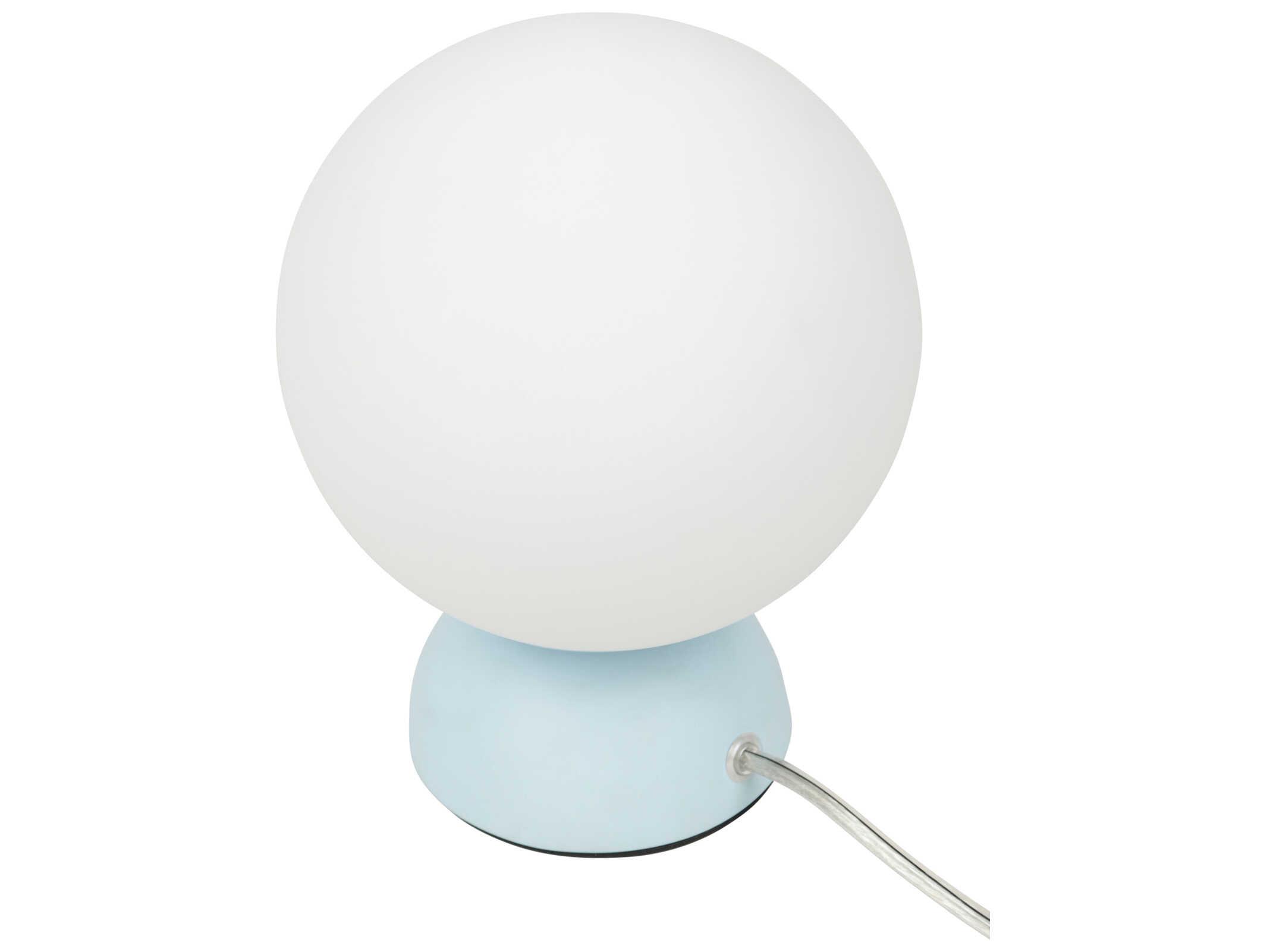 Moe's Home Ovi Blue Milky Opal Glass Table Lamp