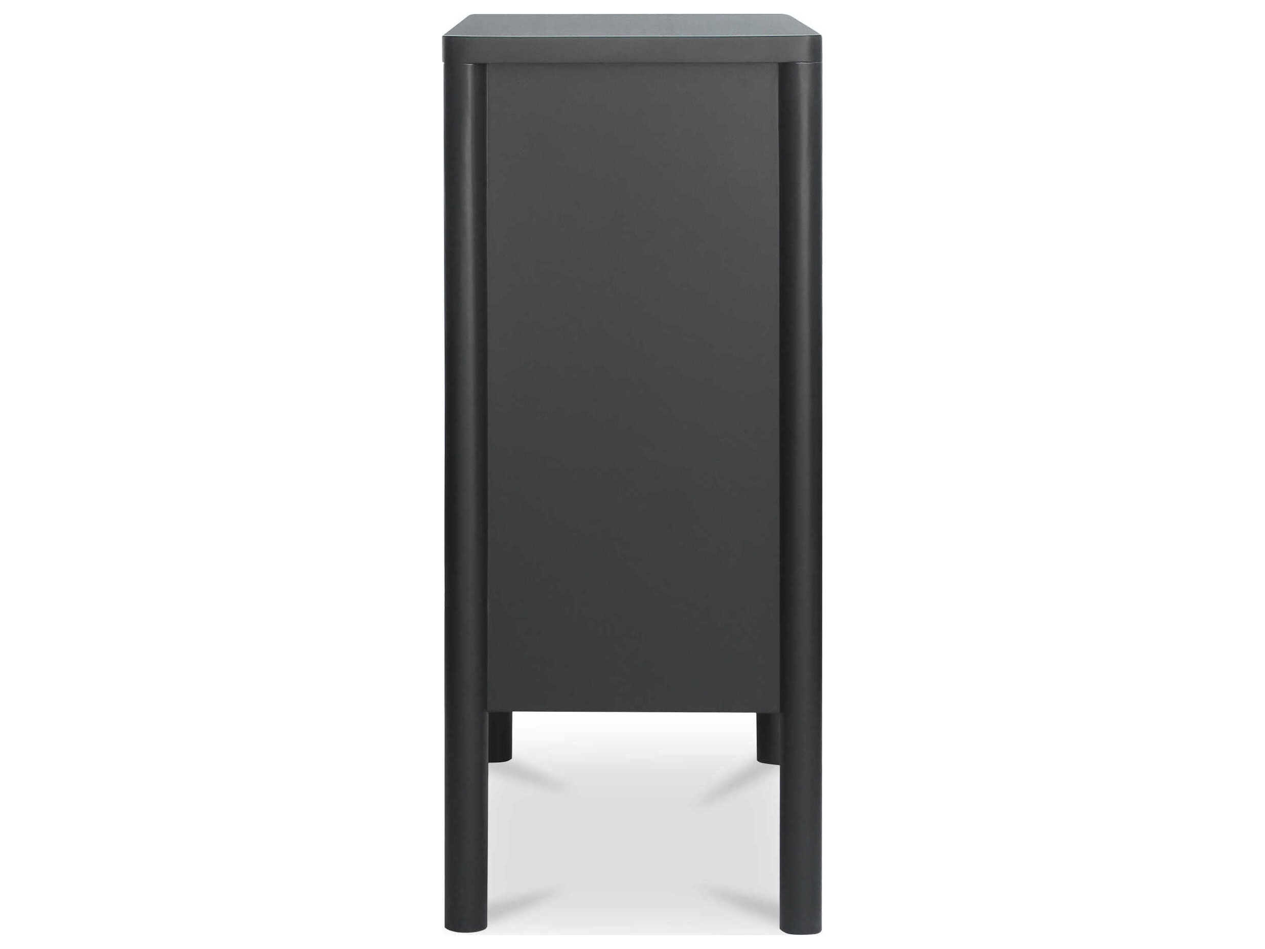 Moe's Home Hannah Black Oak Wood Accent Chest