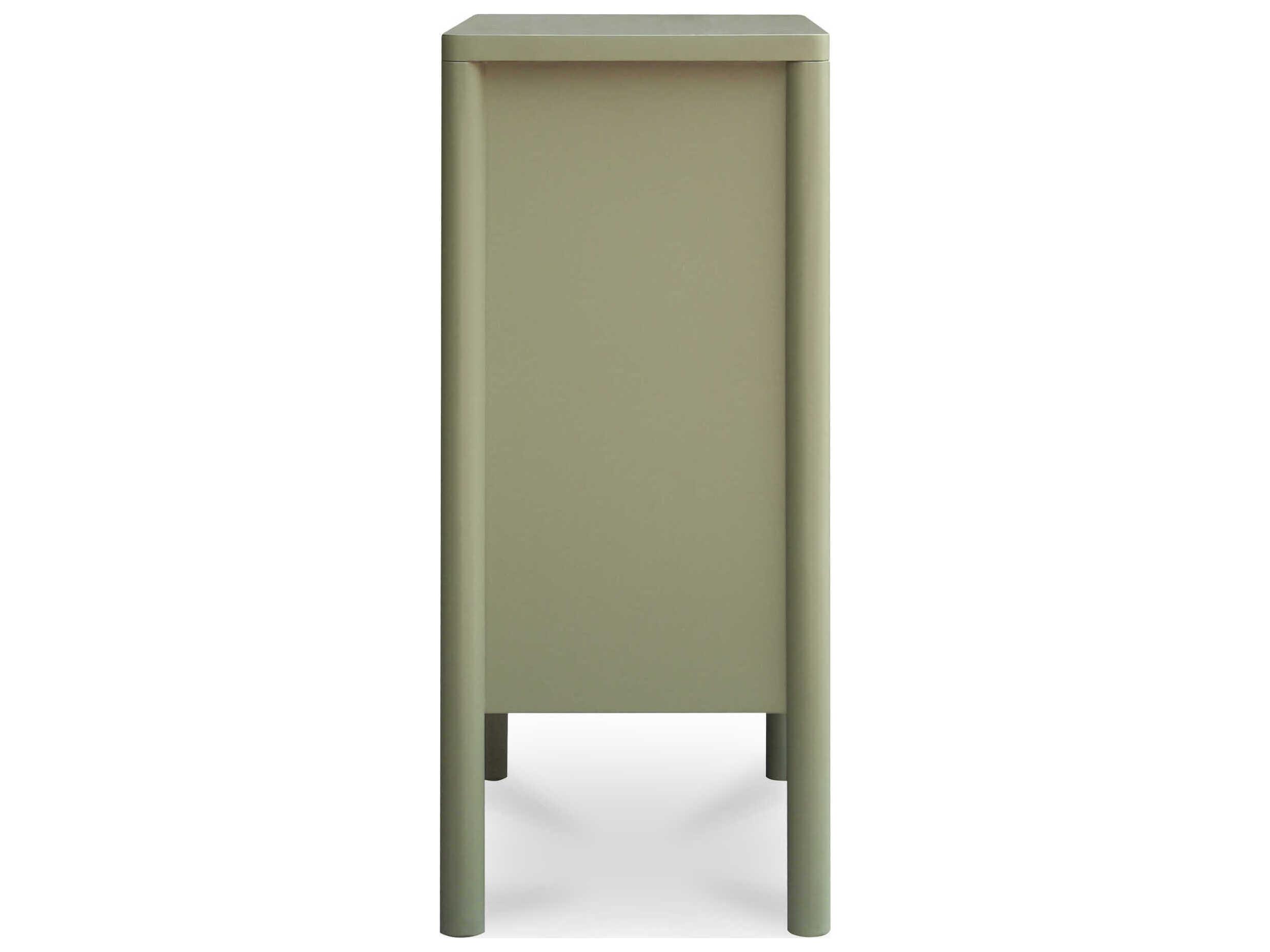 Moe's Home Hannah Green Oak Wood Accent Chest