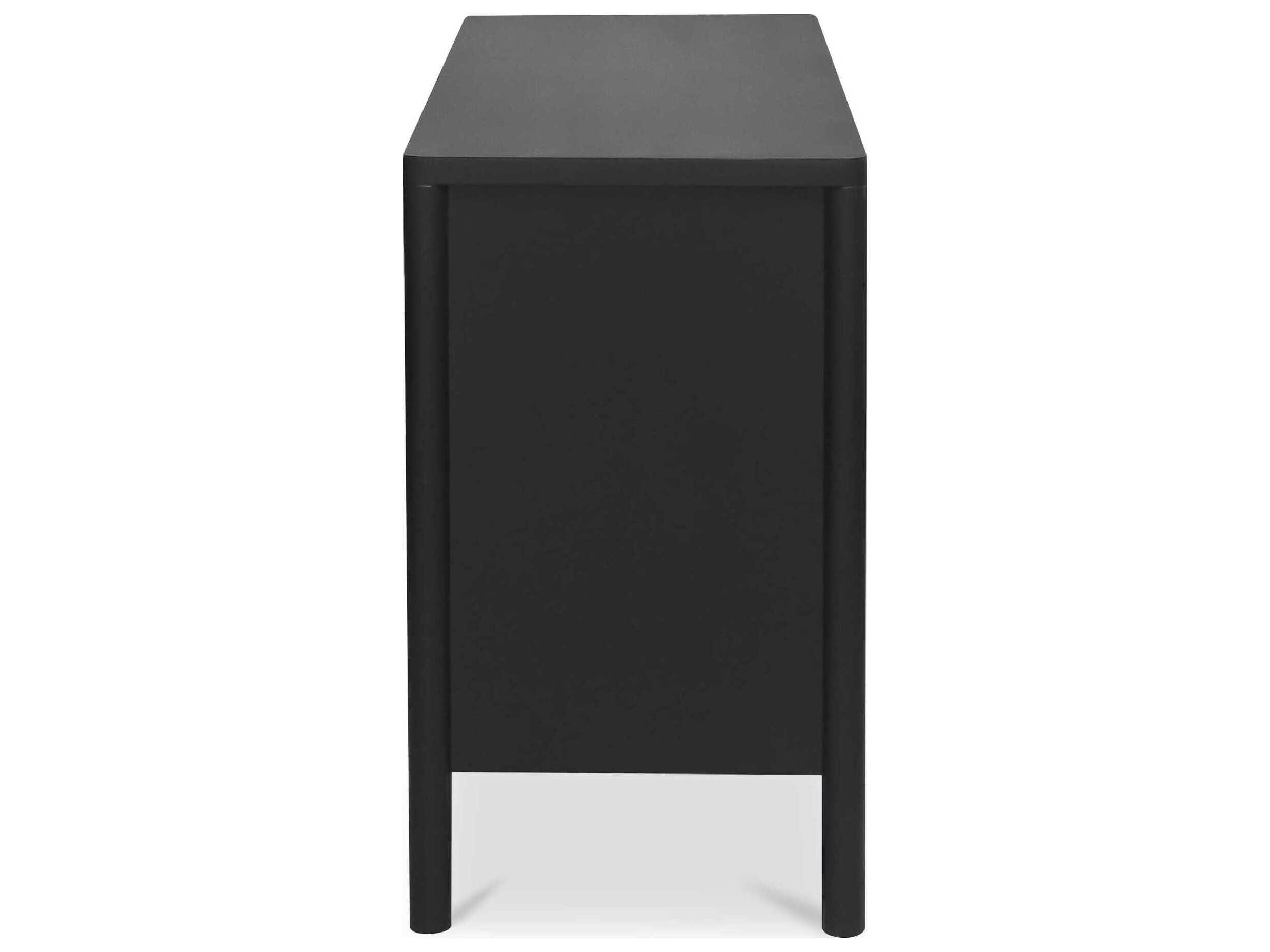 Moe's Home Hannah 72" Oak Wood Black Sideboard