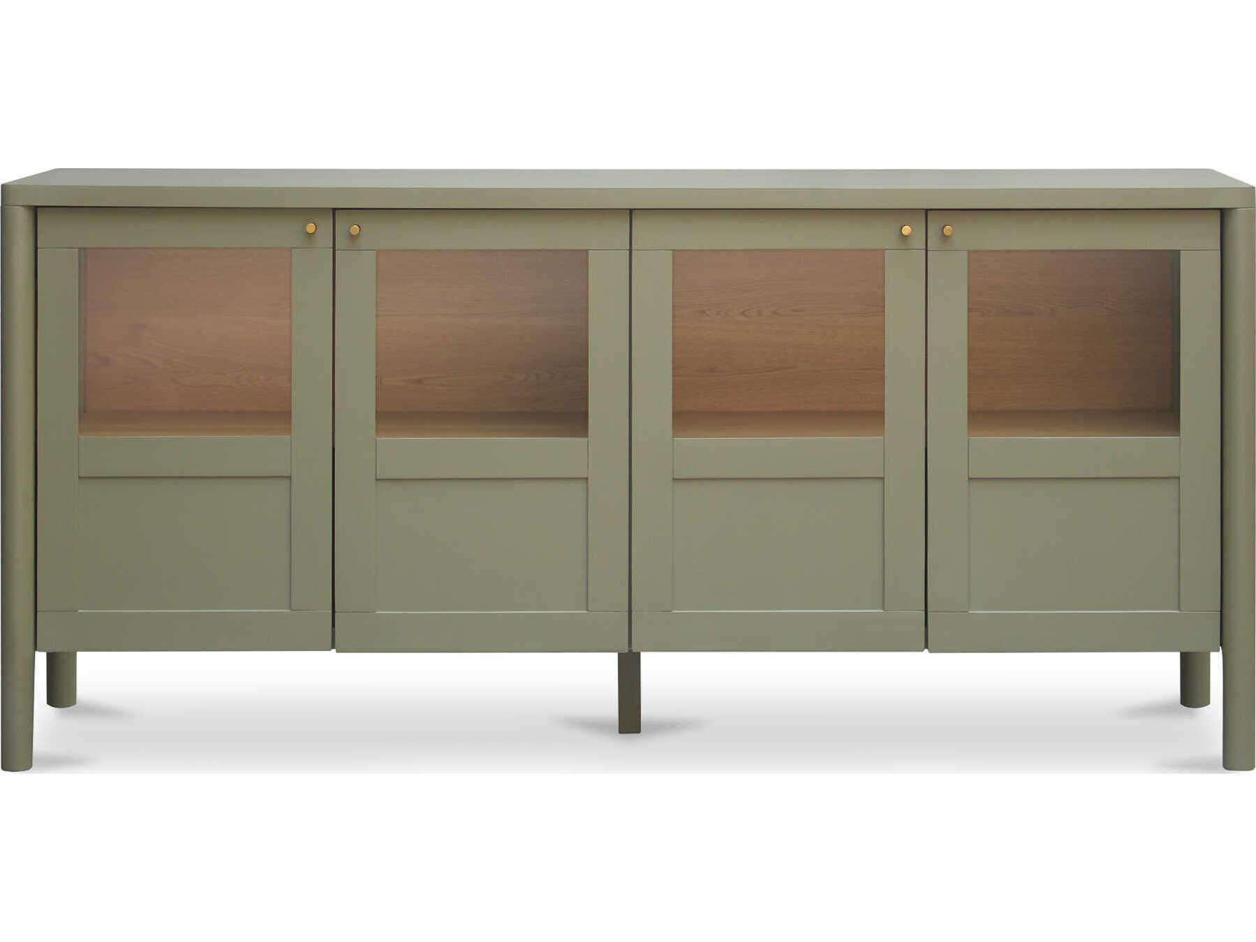 Moe's Home Hannah 72" Oak Wood Green Sideboard