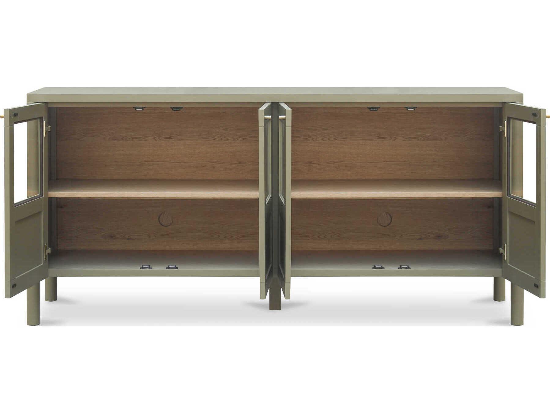 Moe's Home Hannah 72" Oak Wood Green Sideboard