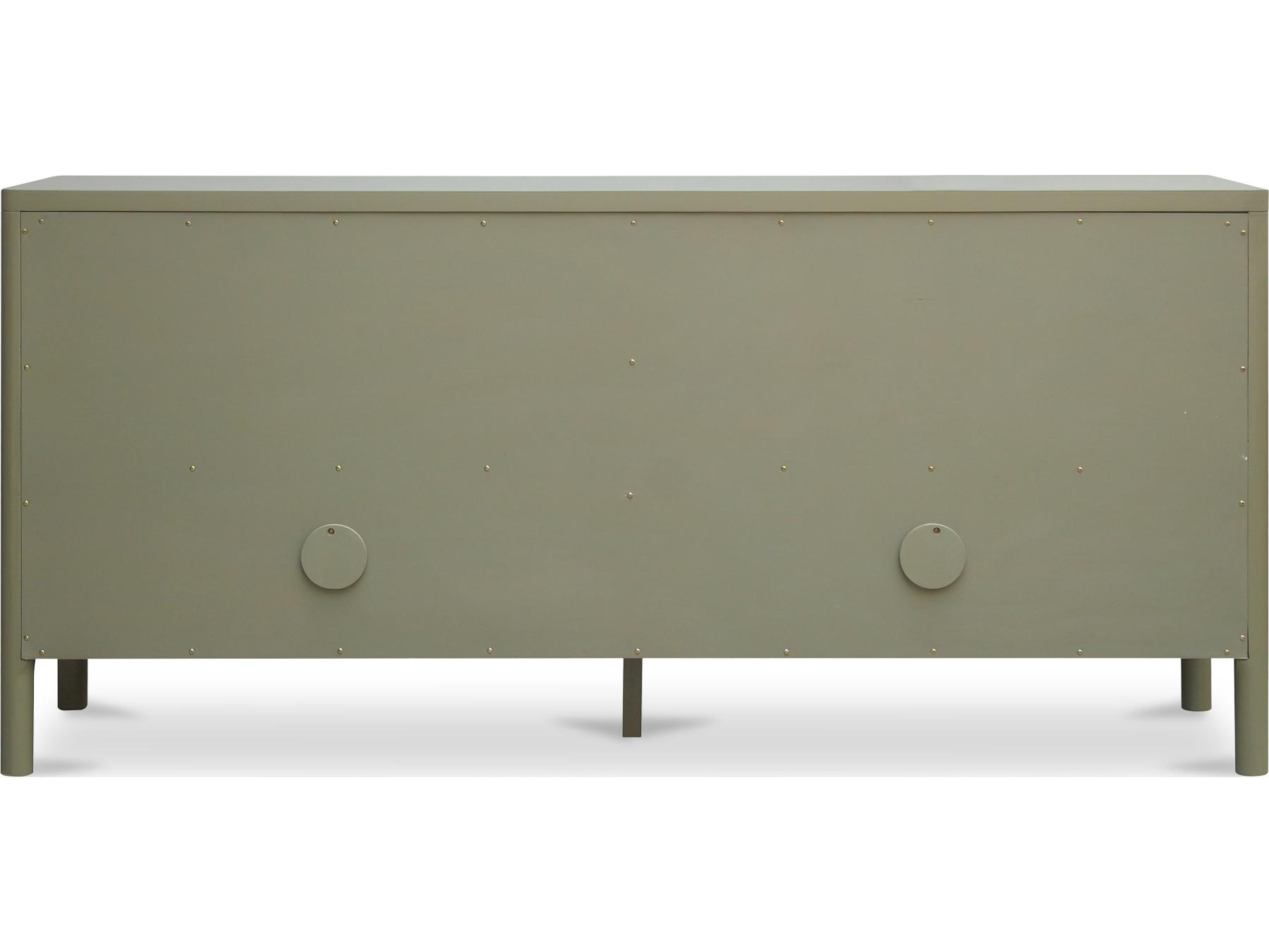 Moe's Home Hannah 72" Oak Wood Green Sideboard