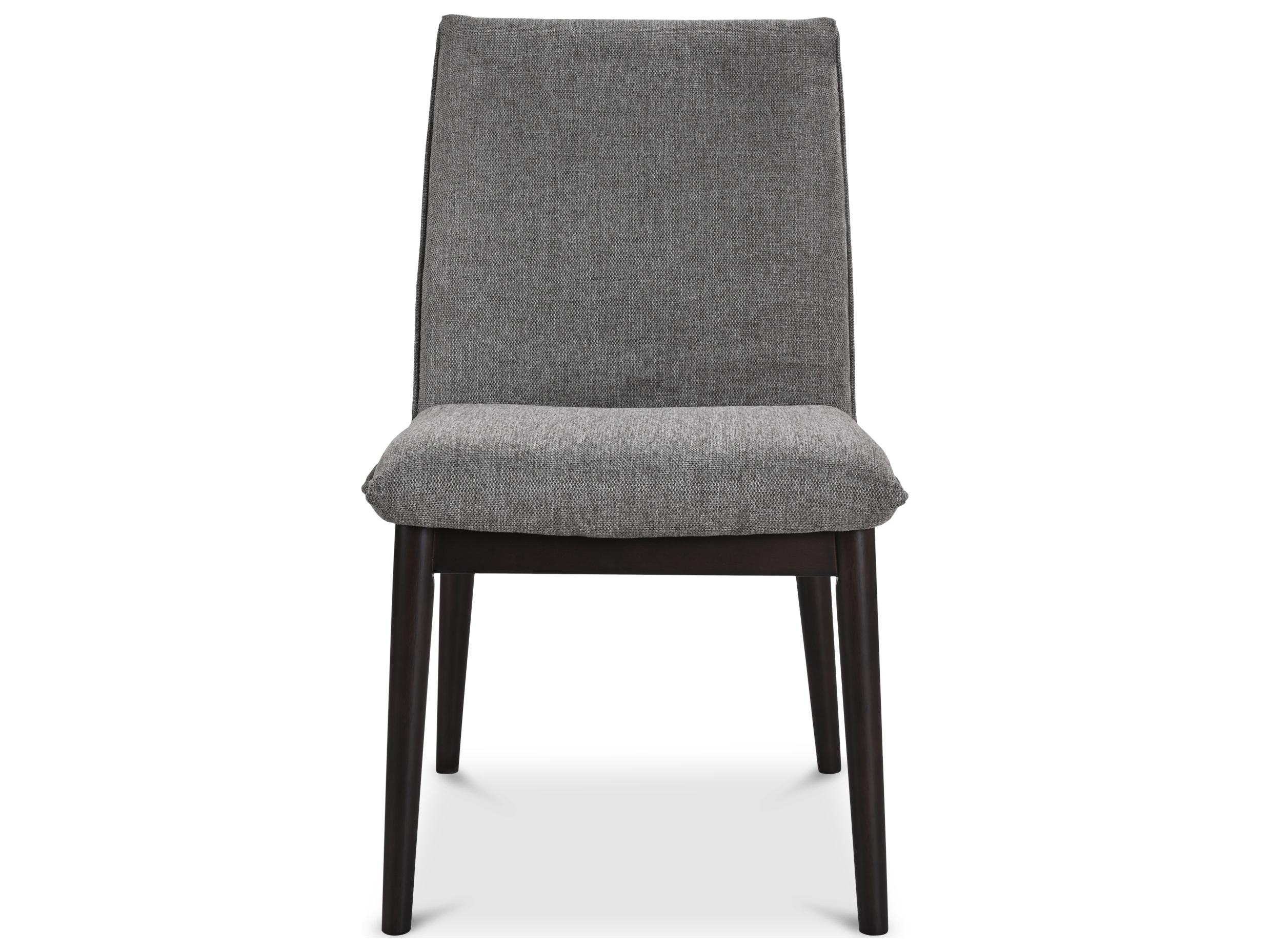 Moe's Home Charlie Dining Chair Dark Grey - Set of Two