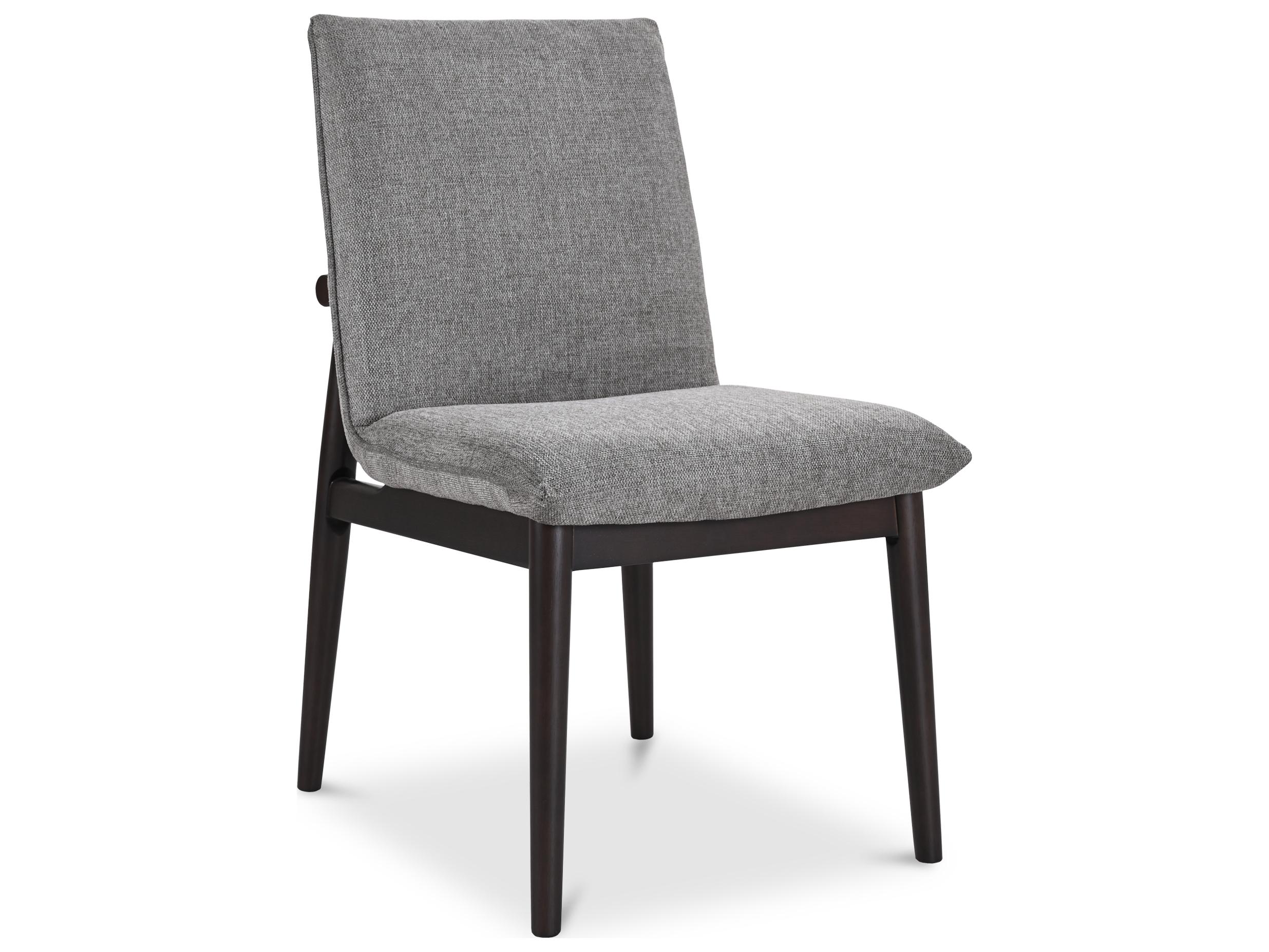 Moe's Home Charlie Dining Chair Dark Grey - Set of Two