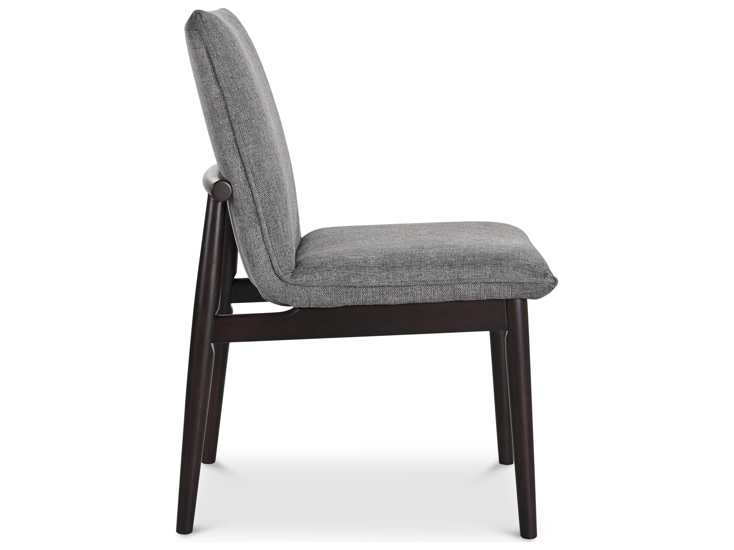 Moe's Home Charlie Dining Chair Dark Grey - Set of Two