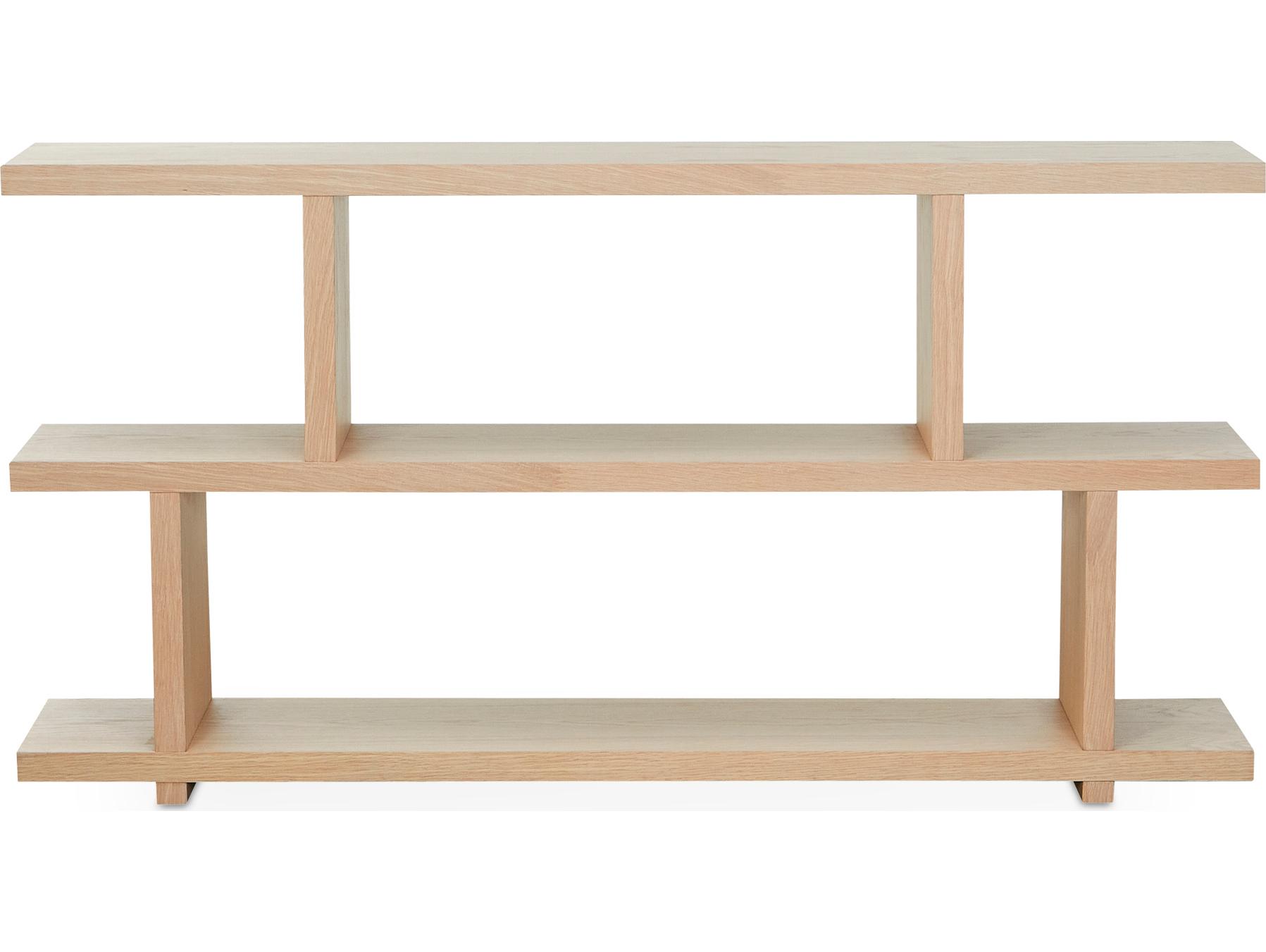 Moe's Home Ichigo White Wash Oak Bookcase