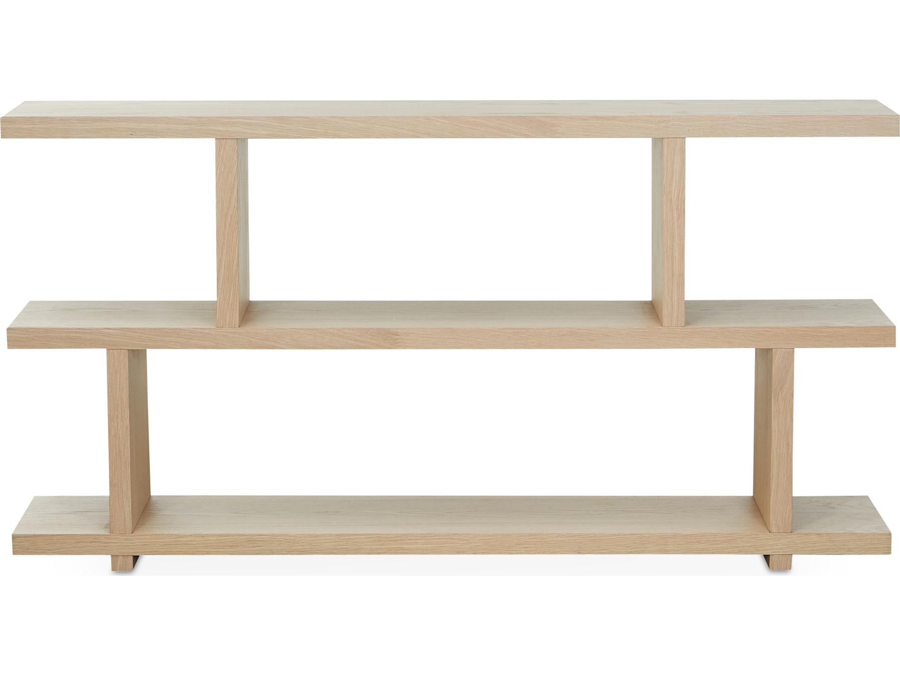 Moe's Home Ichigo White Wash Oak Bookcase