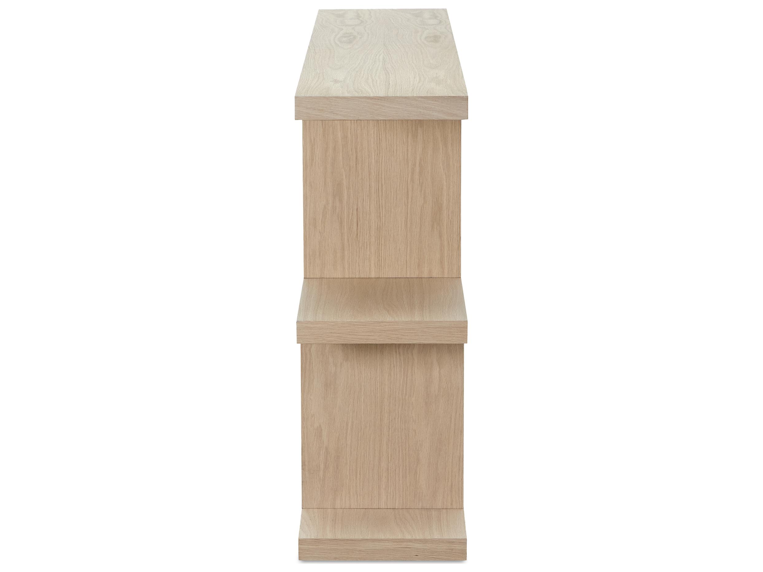 Moe's Home Ichigo White Wash Oak Bookcase