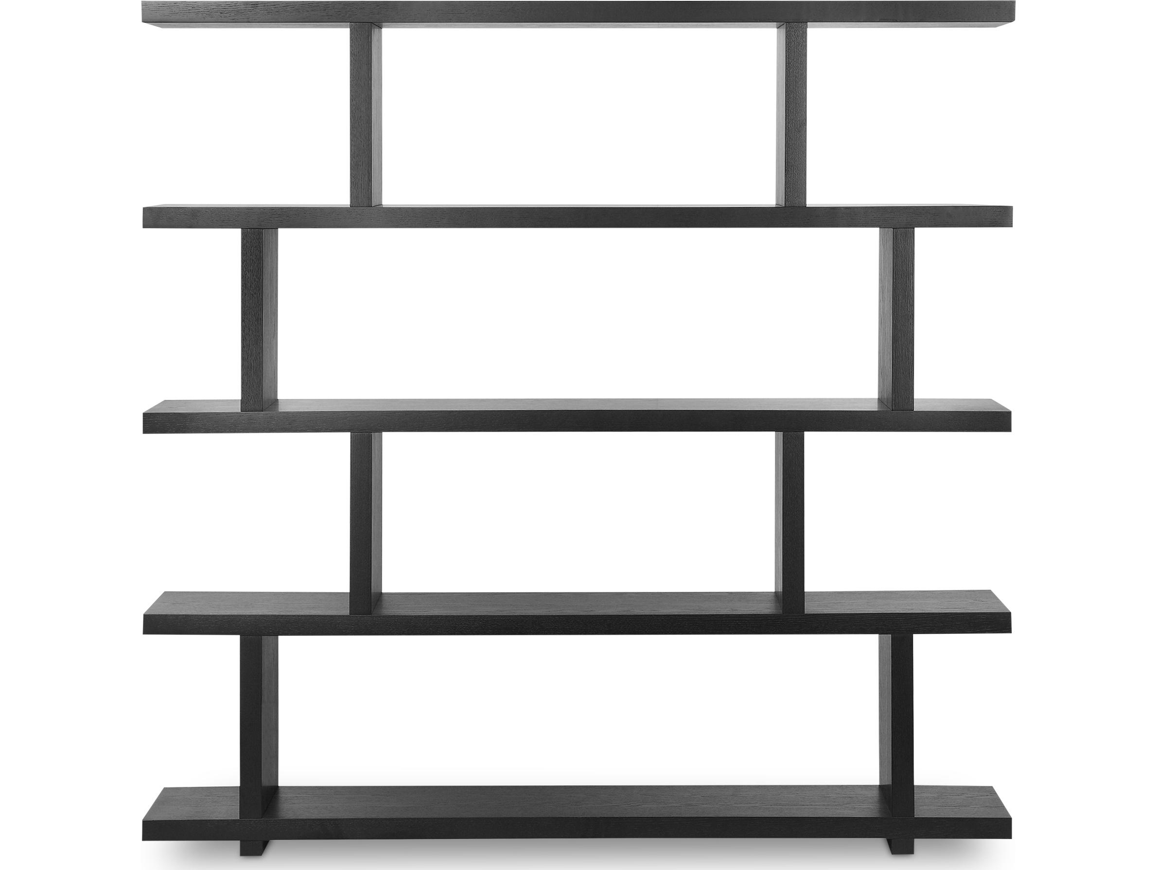 Moe's Home Miri Black Large Bookcase