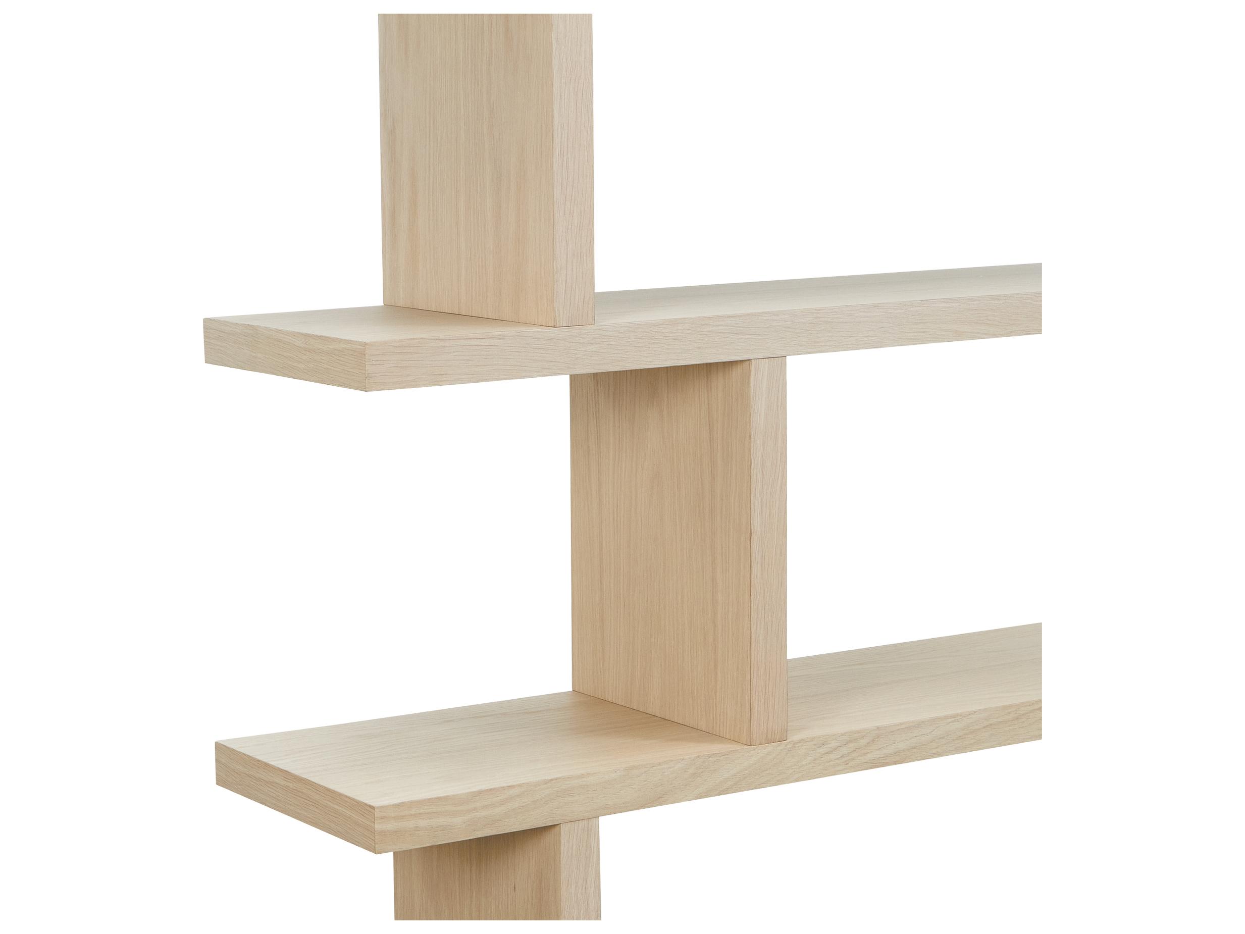 Moe's Home Ichigo White Wash Oak Bookcase