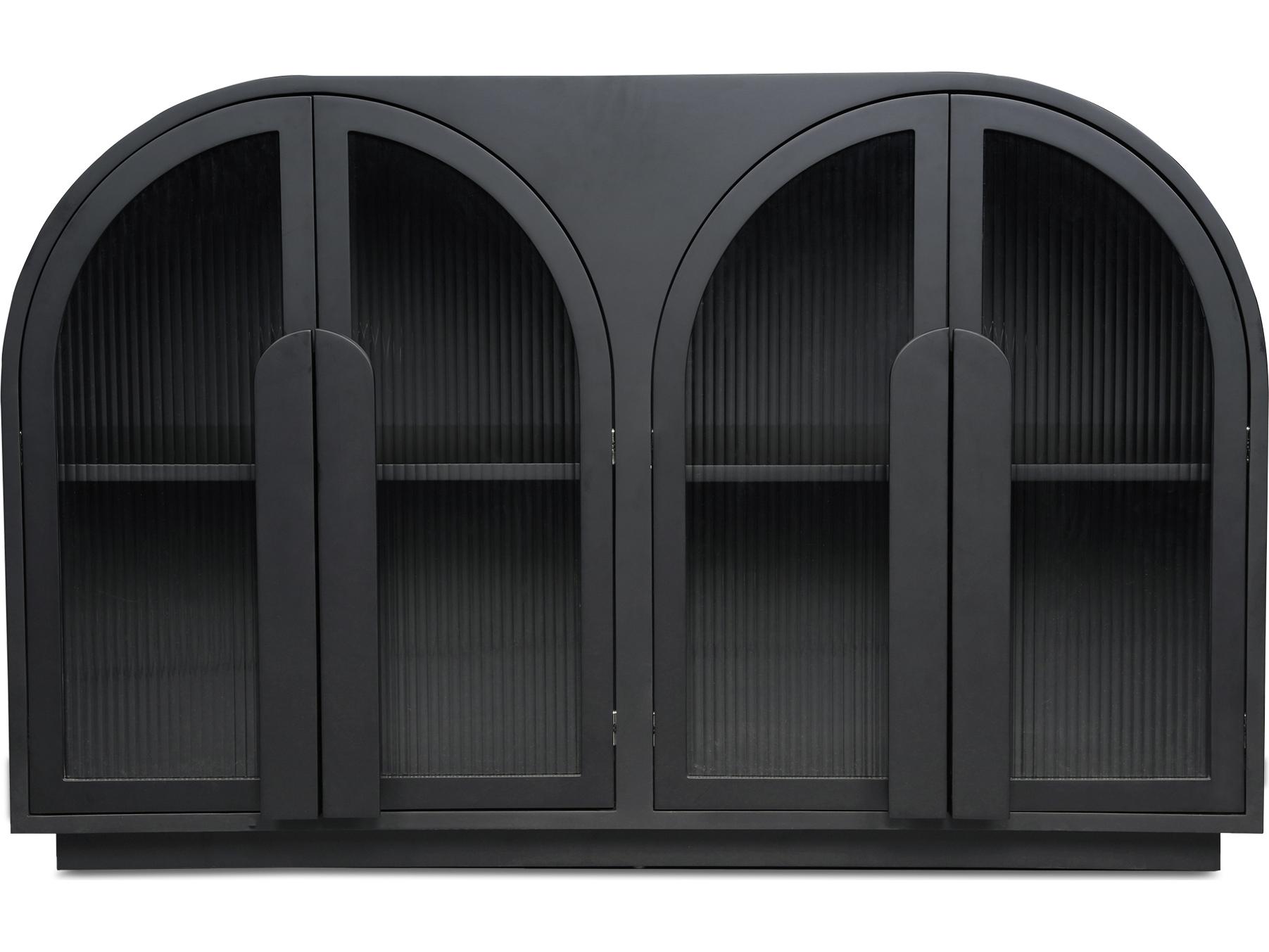 Moe's Home Salone 53" Beech Wood Black Sidecoard