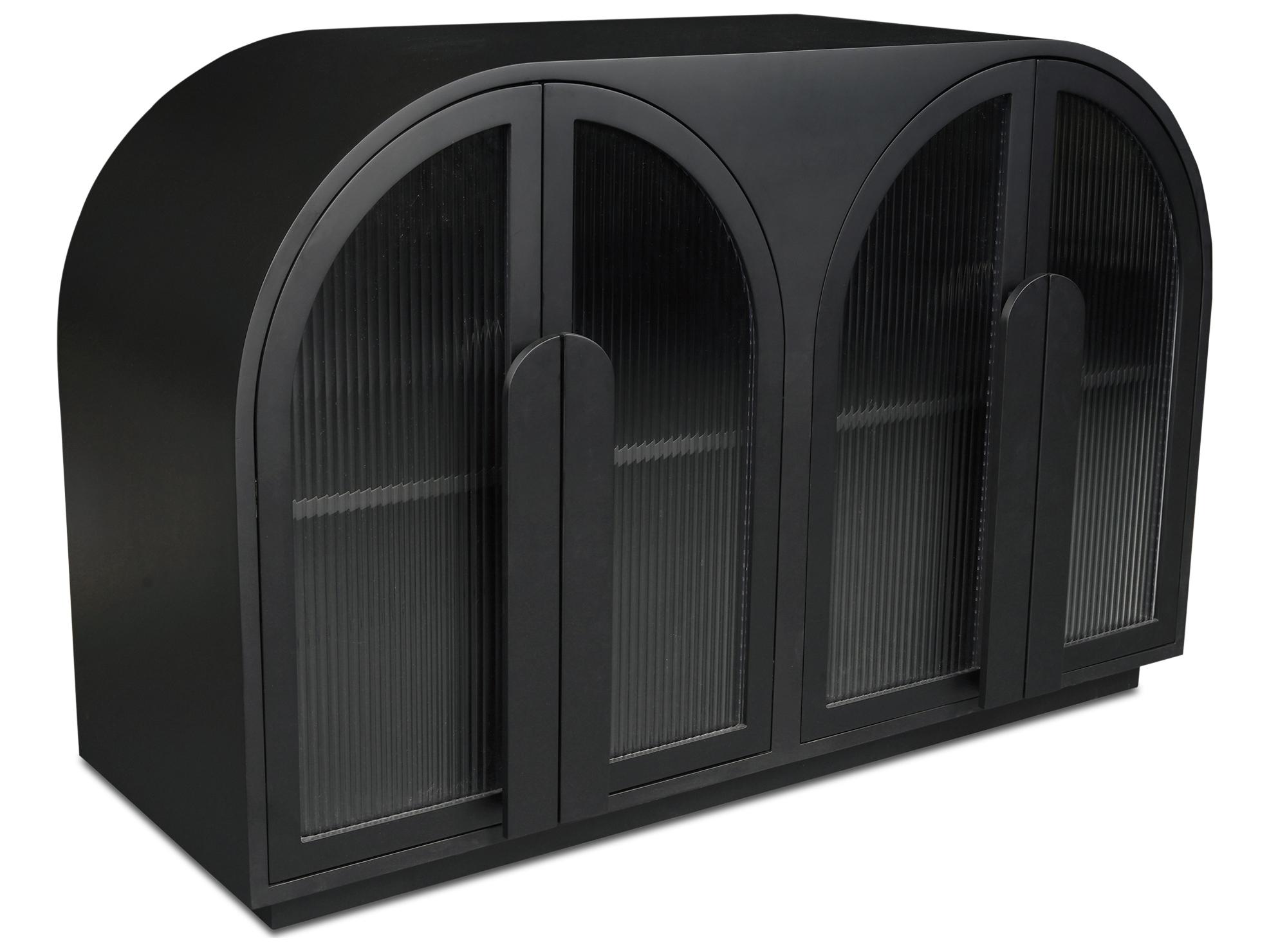 Moe's Home Salone 53" Beech Wood Black Sidecoard