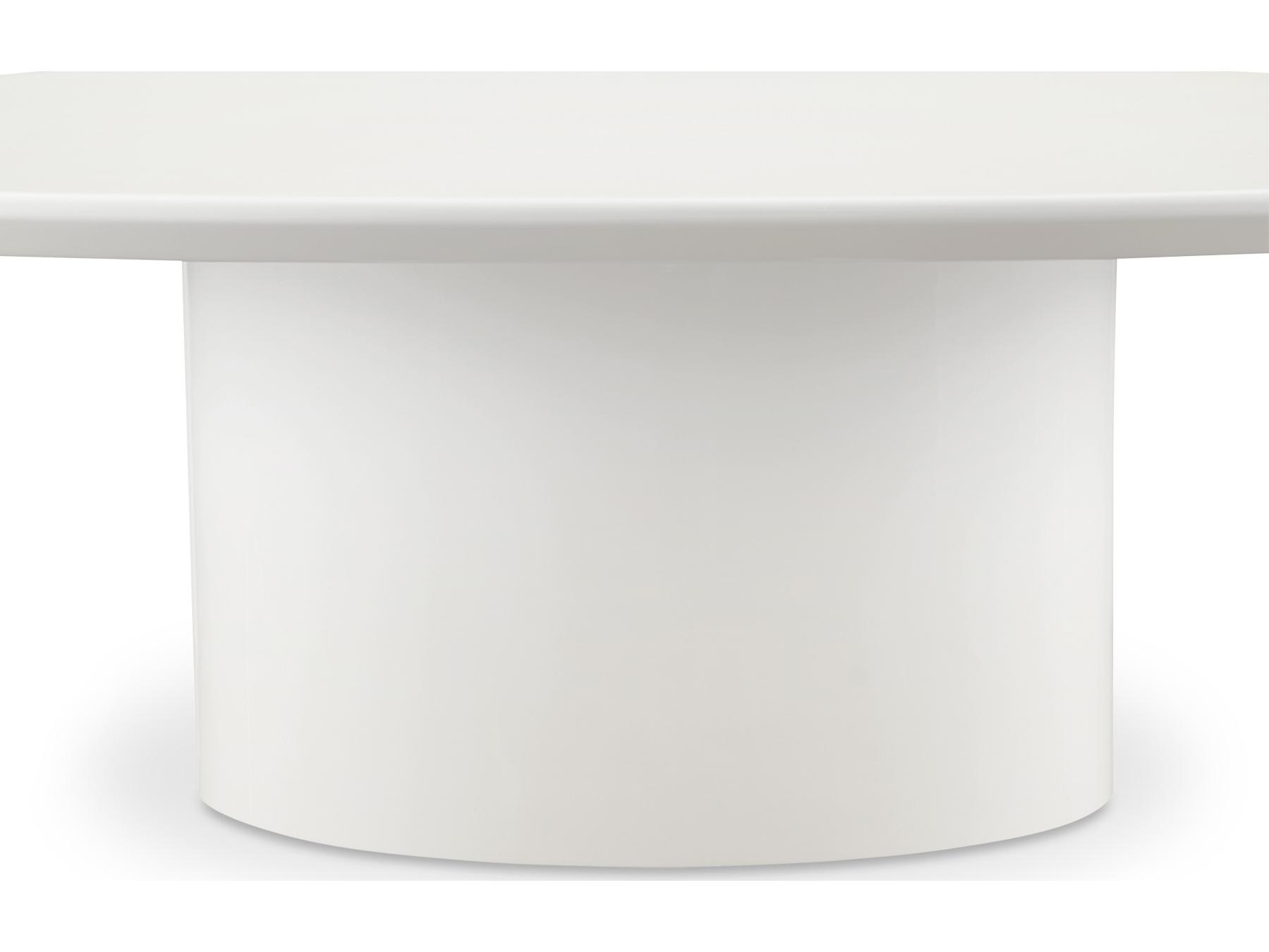 Moe's Home Eden Coffee Table Ivory Lacquer