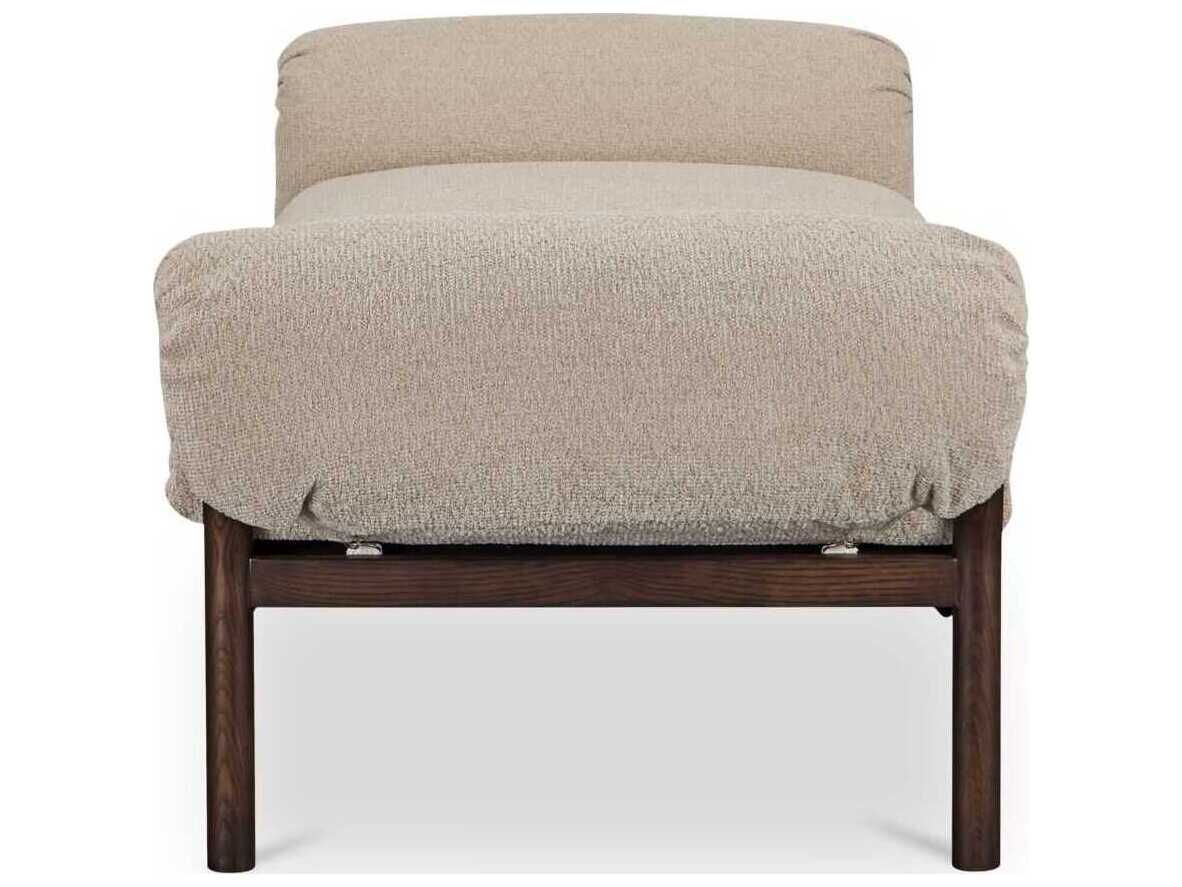 Moe's Home Cardero Beige Ash Wood Upholstered Daybed Bed
