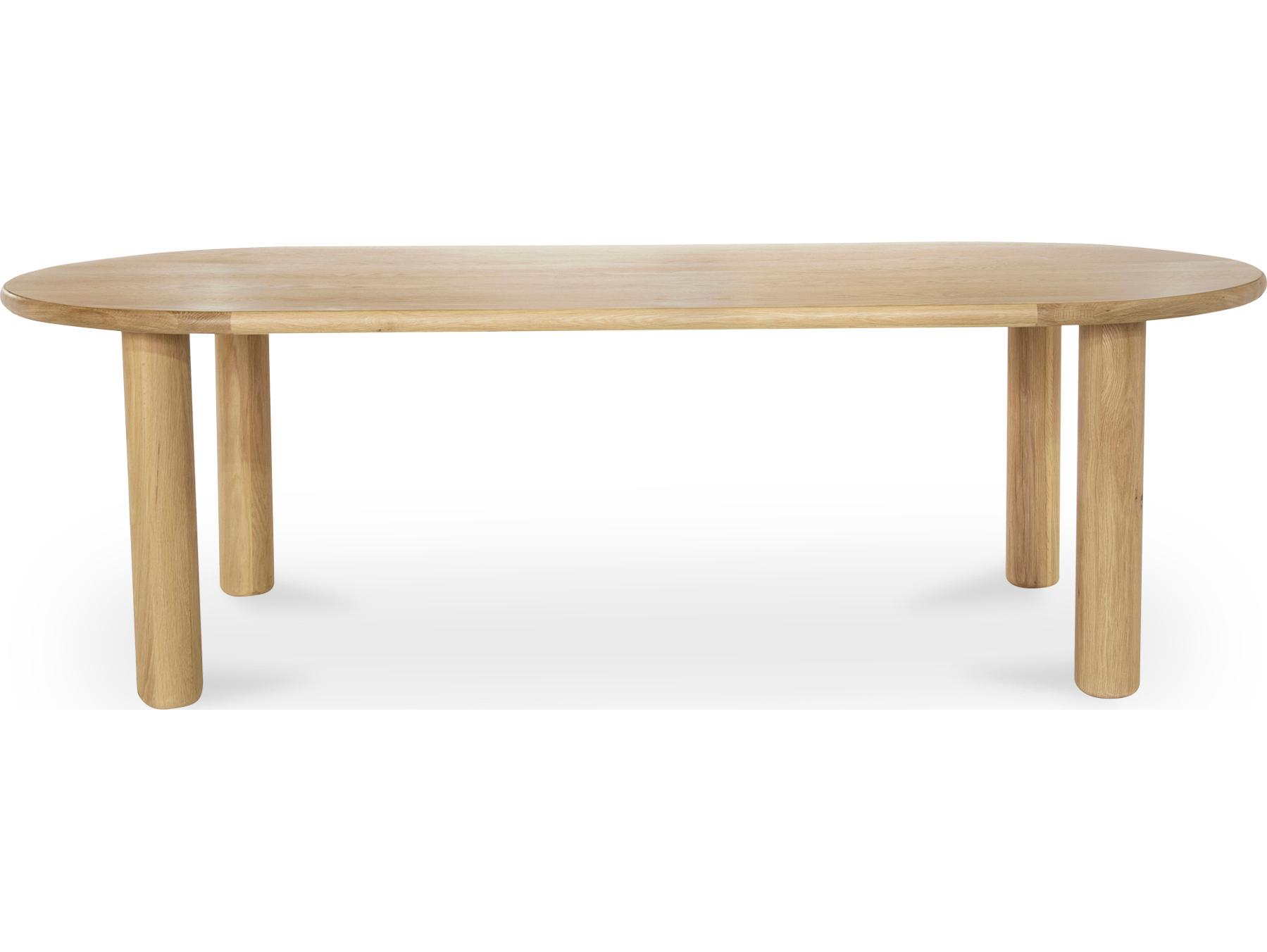 Moe's Home Milo Large Dining Table Oak