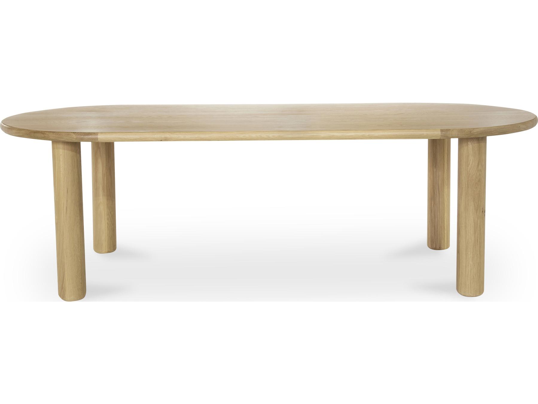 Moe's Home Milo Large Dining Table Oak