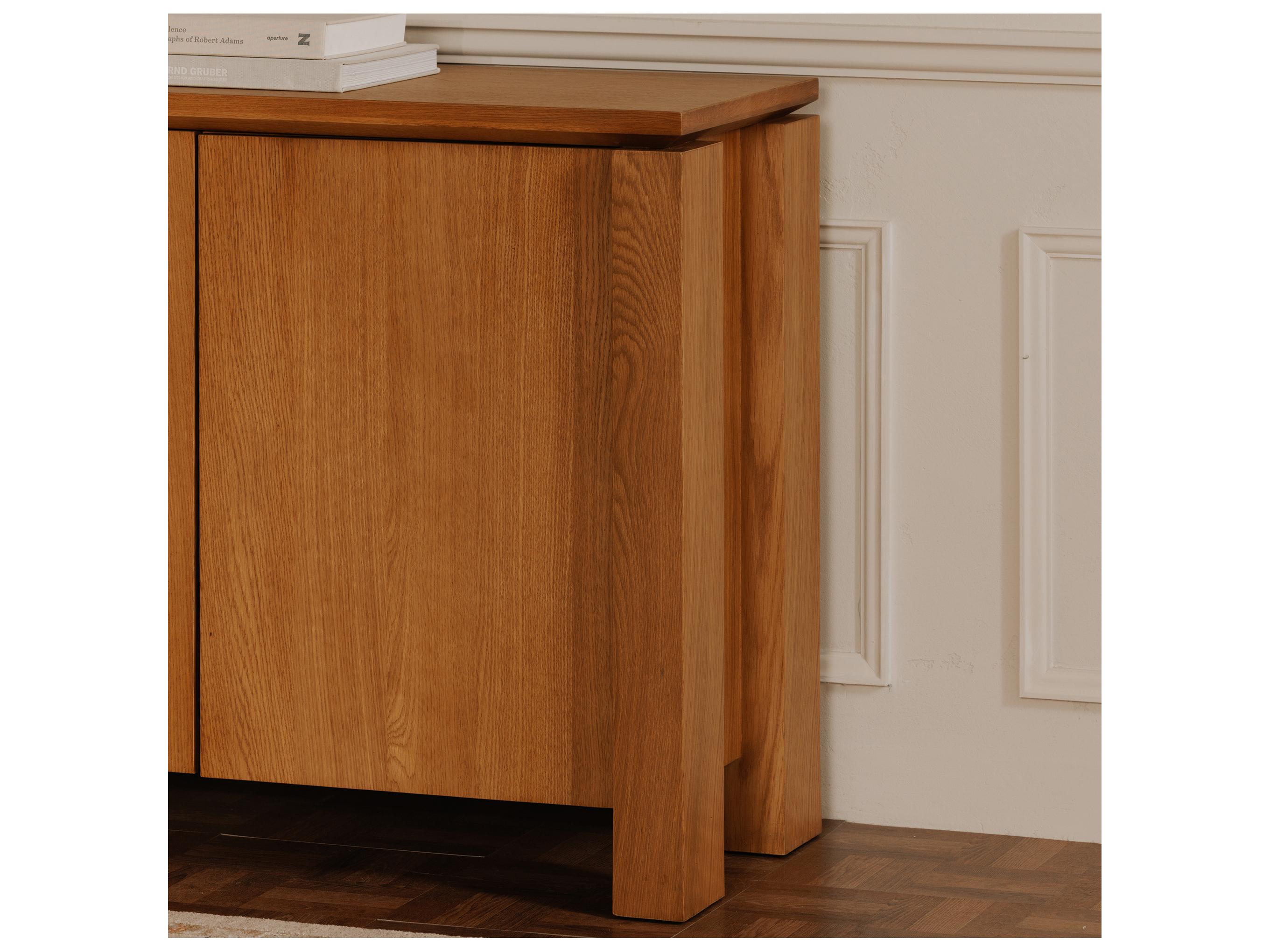 Moe's Home Brook 80" Oak Wood Sideboard