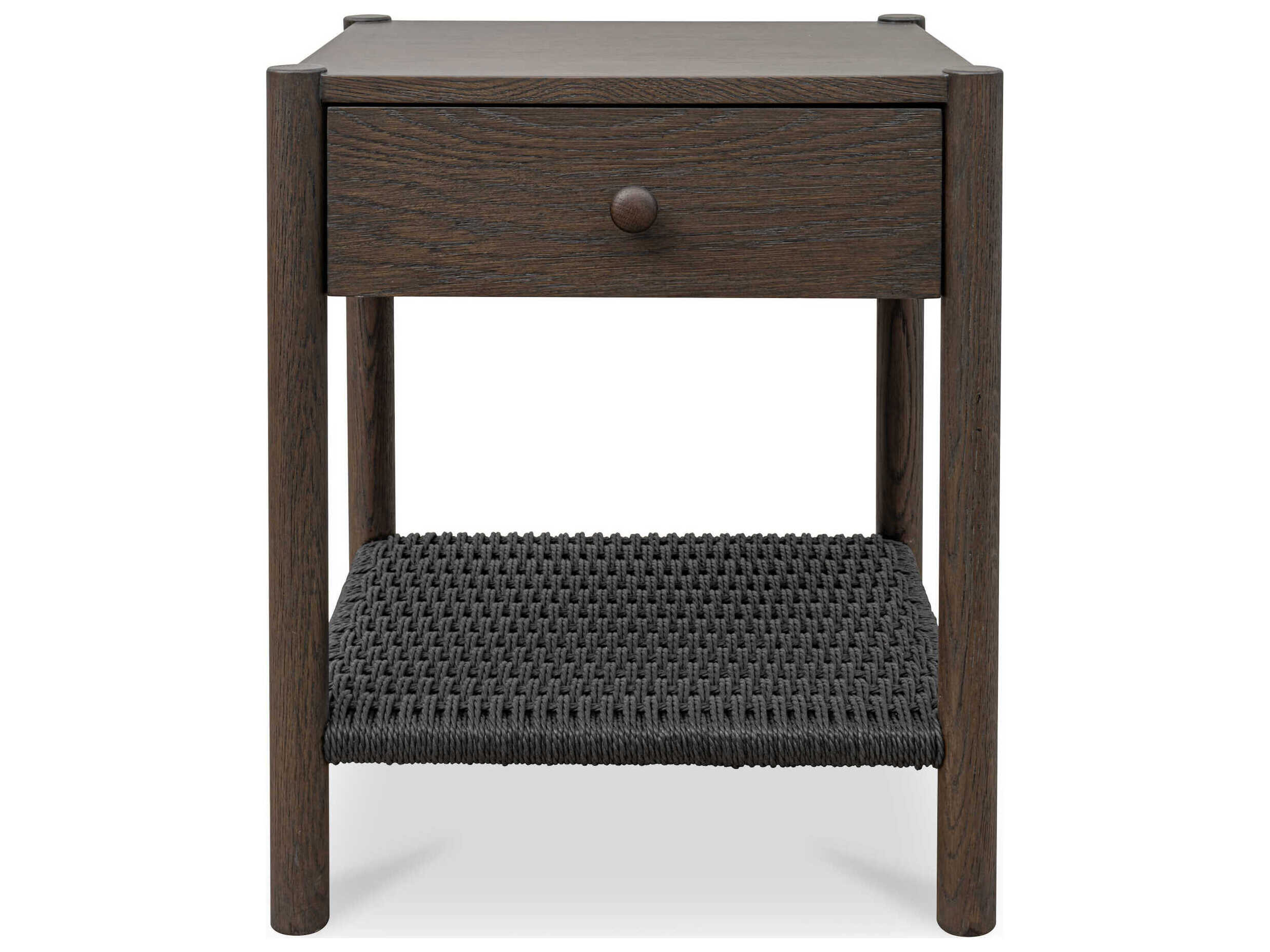 Moe's Home Millie 1-Drawer Oak Wood Nightstand