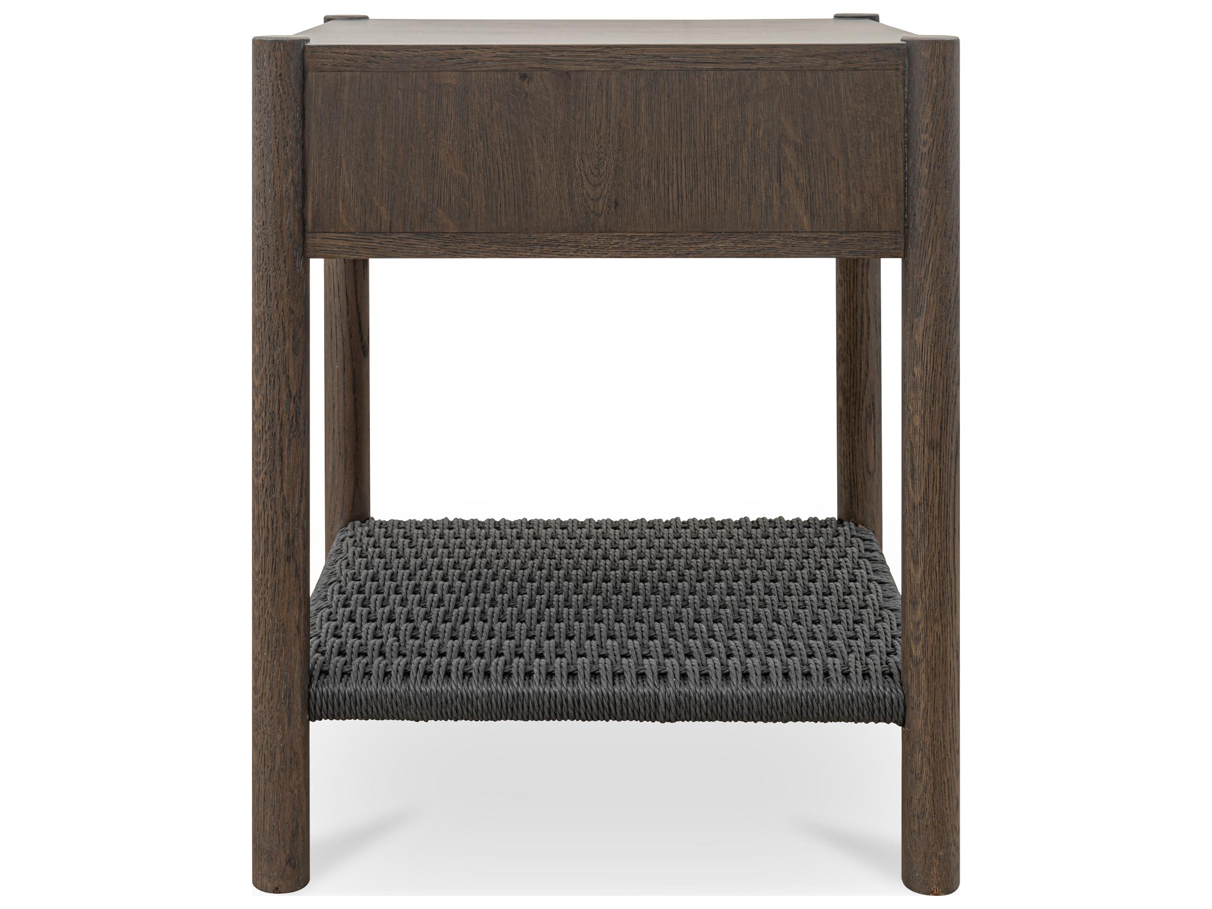 Moe's Home Millie 1-Drawer Oak Wood Nightstand