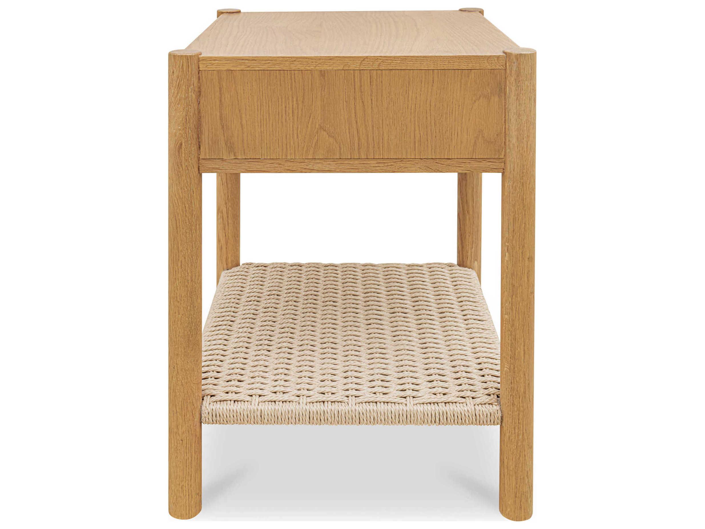 Moe's Home Millie 1-Drawer Oak Wood Nightstand