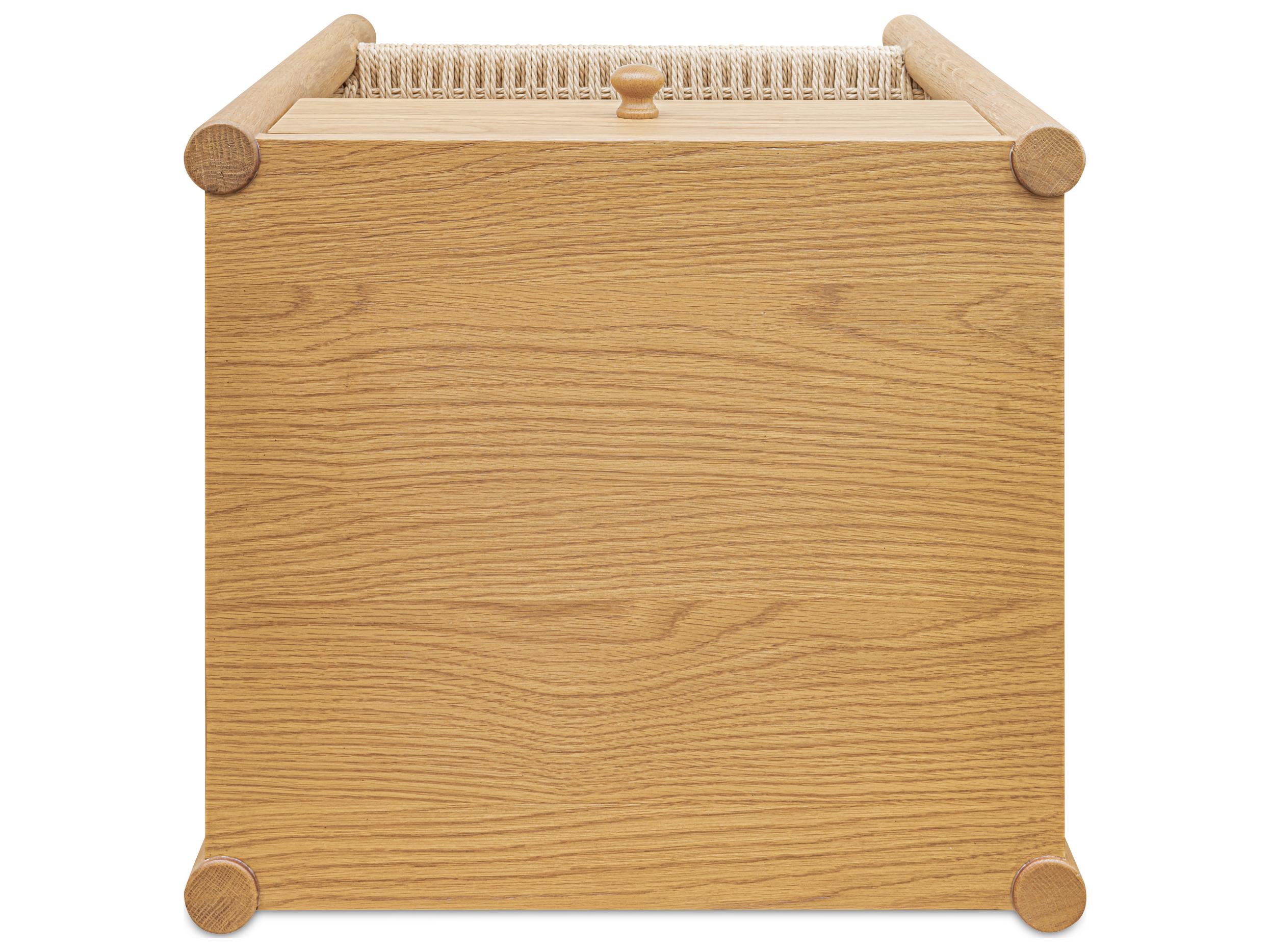 Moe's Home Millie 1-Drawer Oak Wood Nightstand