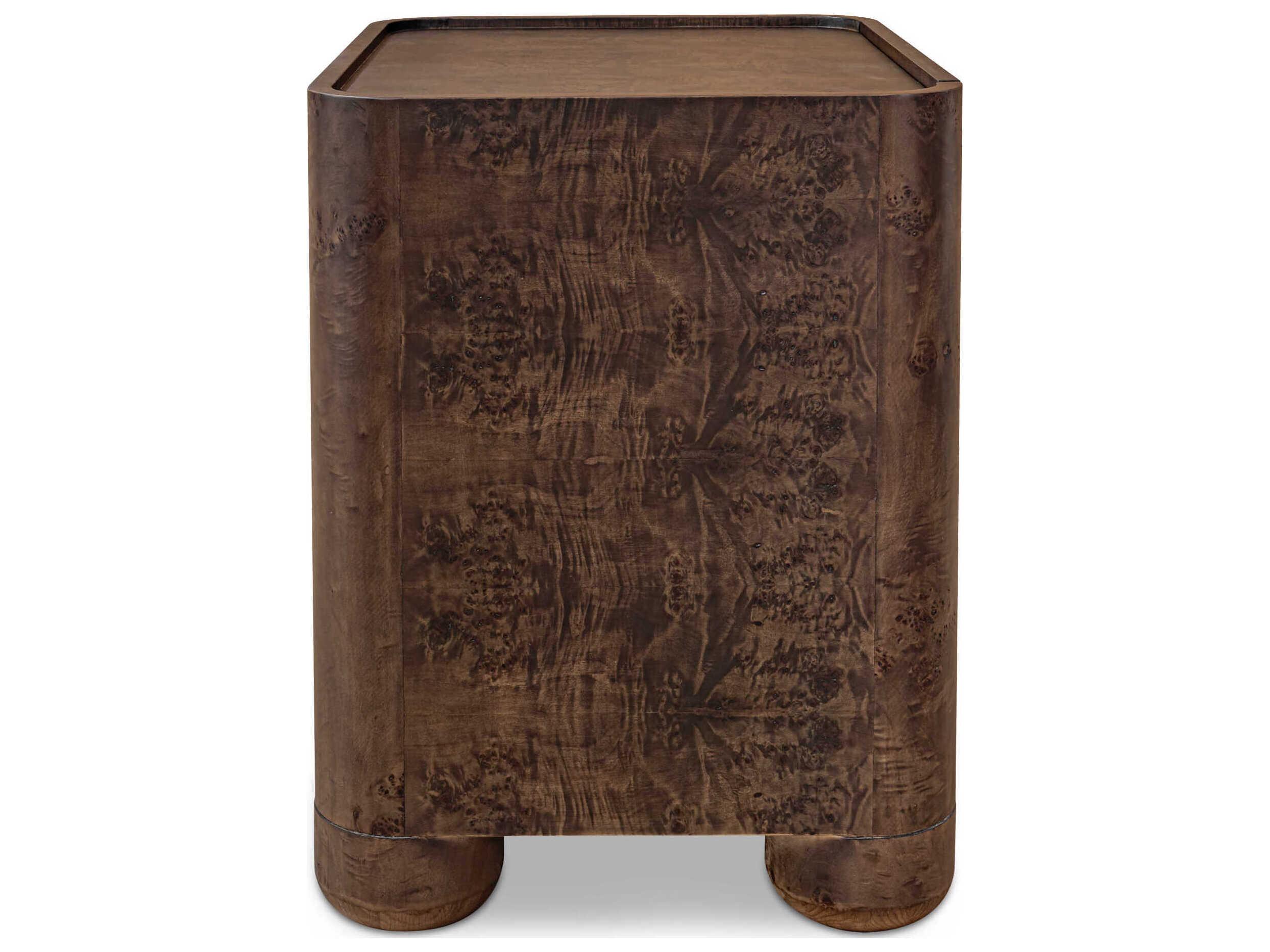 Moe's Home Gibson 2-Drawers Oak Wood Nightstand