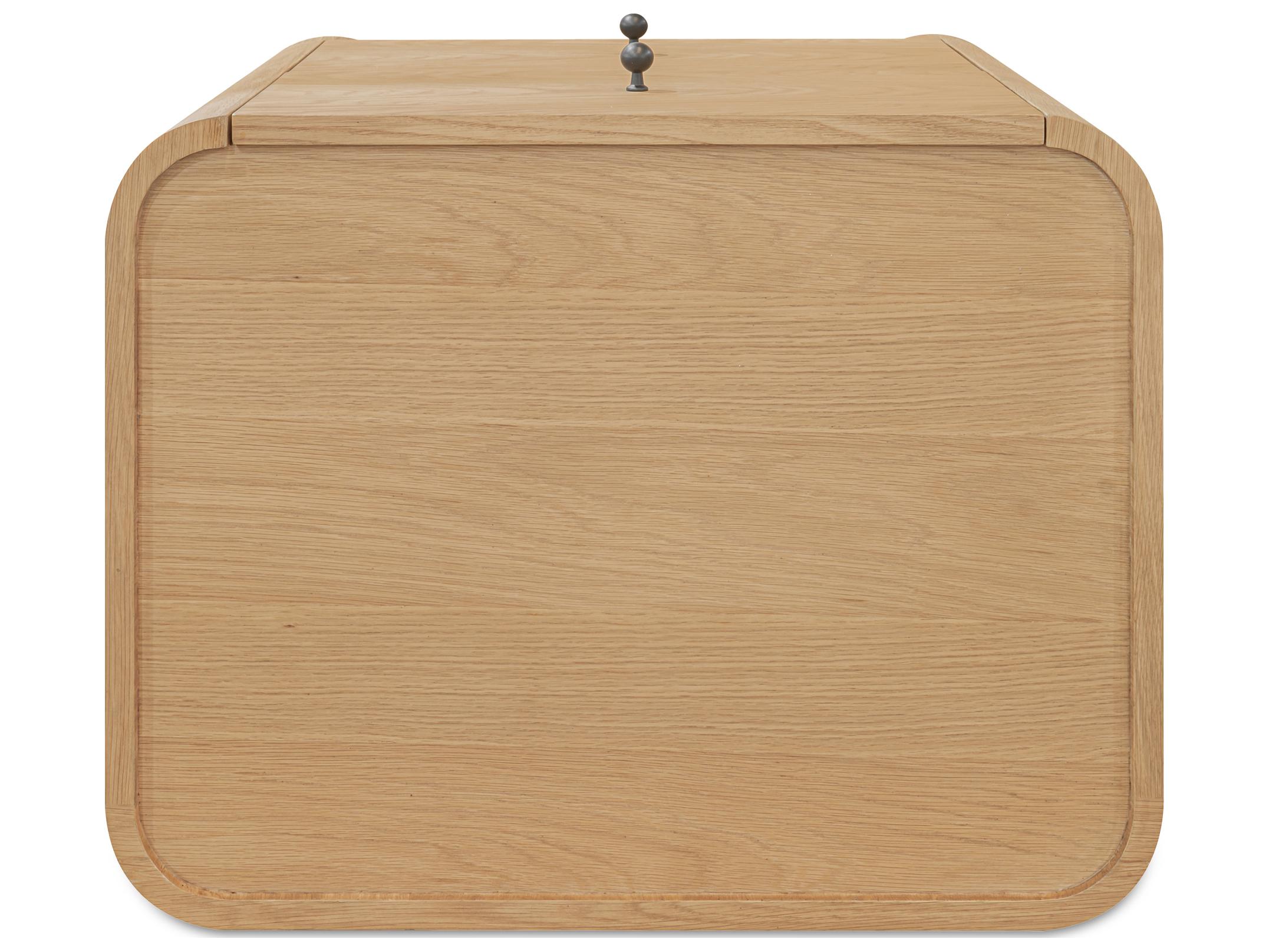 Moe's Home Gibson 2-Drawers Oak Wood Nightstand