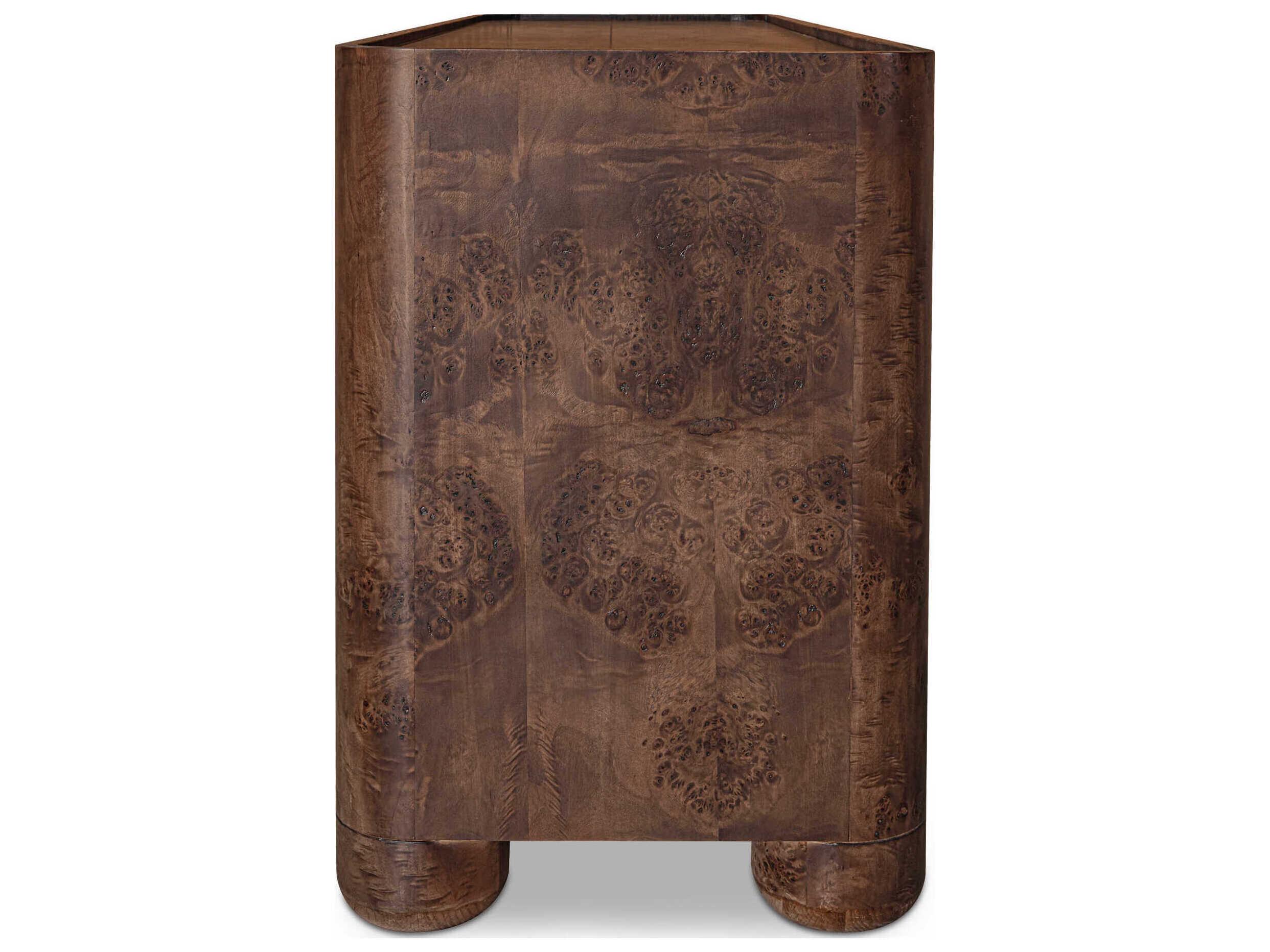 Moe's Home Gibson 6-Drawers Oak Wood Double Dresser