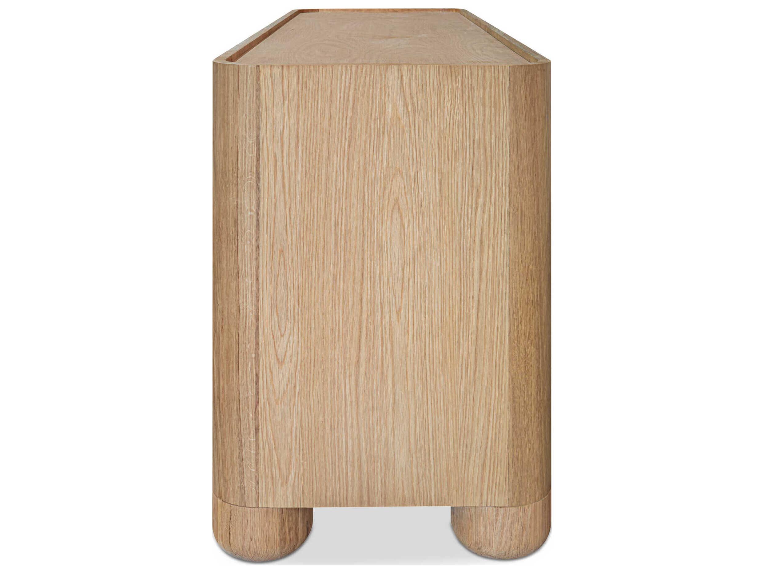 Moe's Home Gibson 6-Drawers Oak Wood Double Dresser