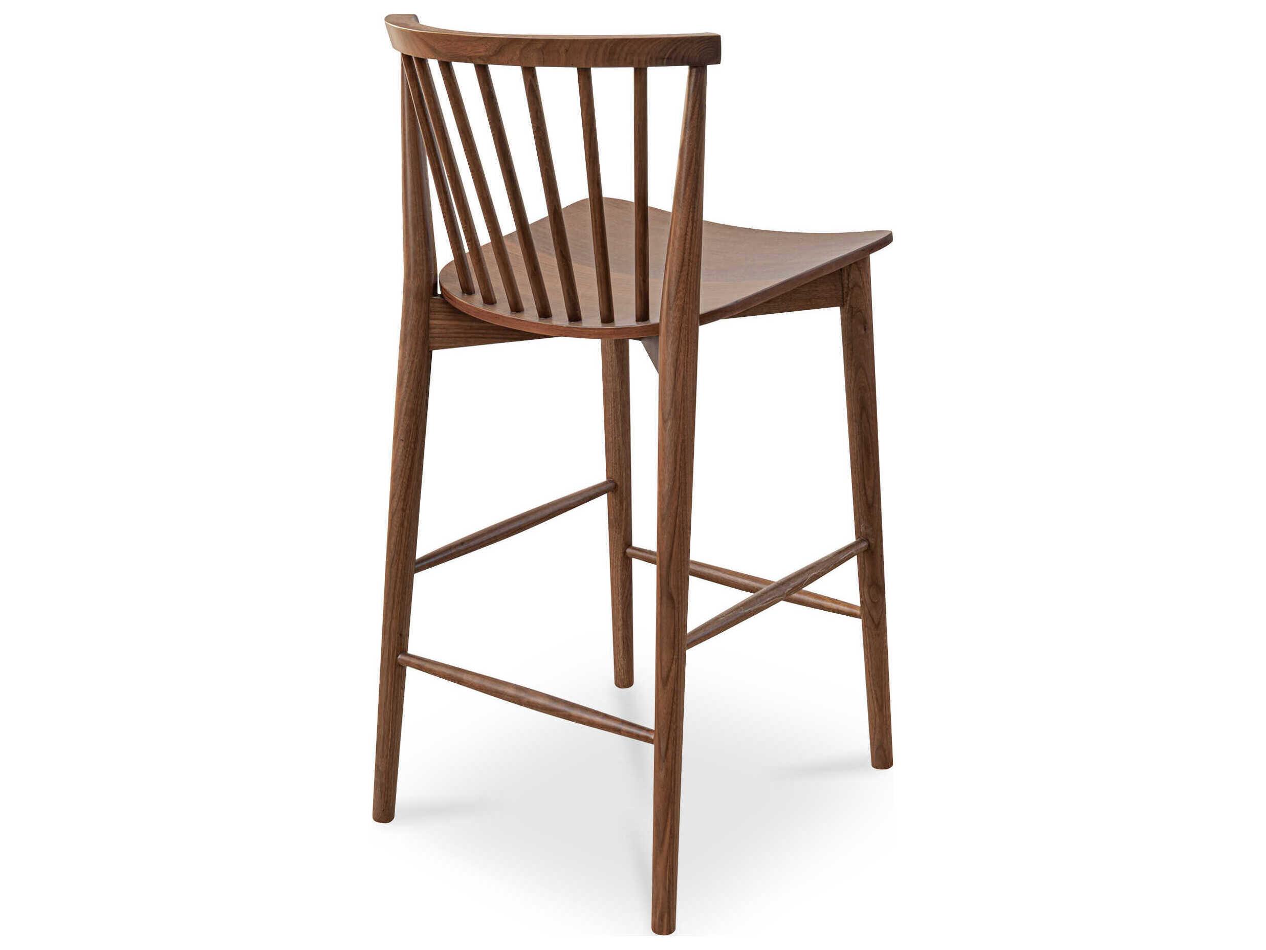 Moe's Home Marley Brown Plywood Counter Stool