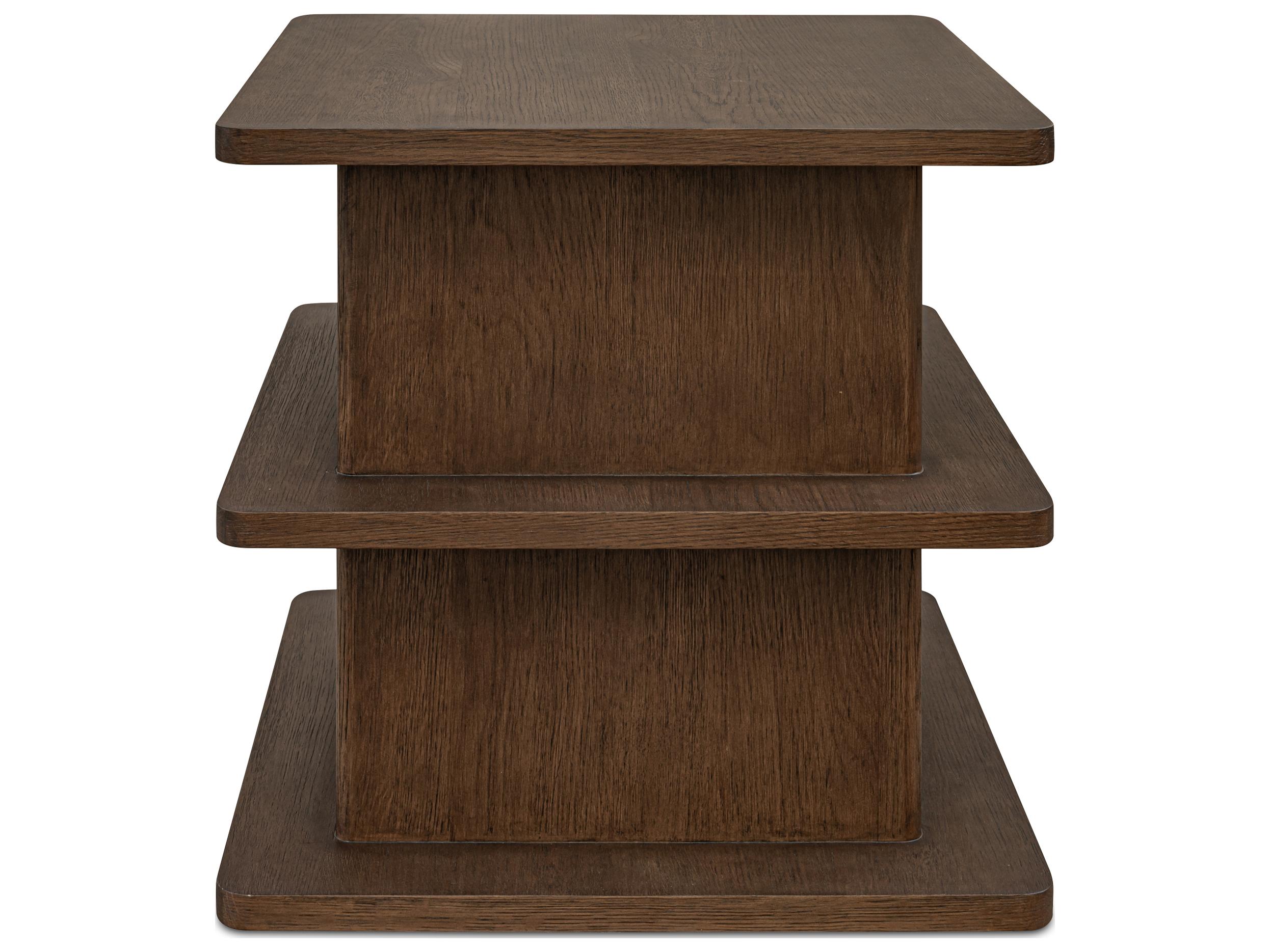 Moe's Home Casey Square Wood Brown End Table