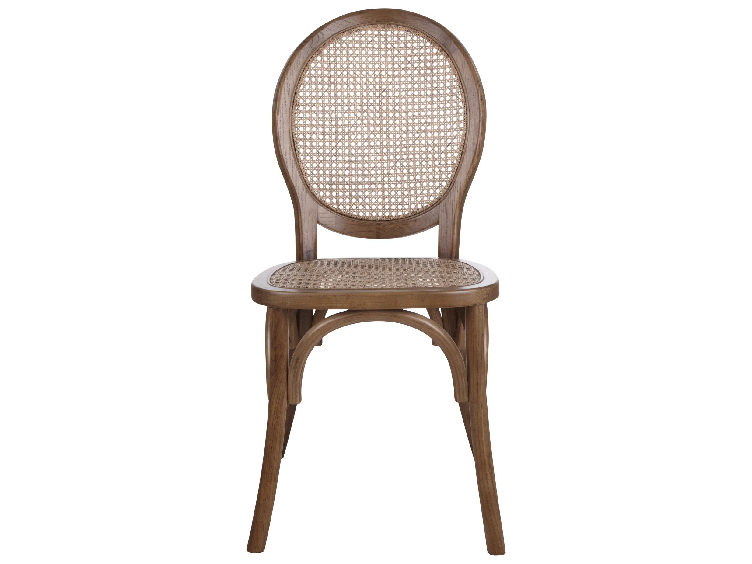 Moe's Home Elm Wood Brown Side Dining Chair - Set of Two