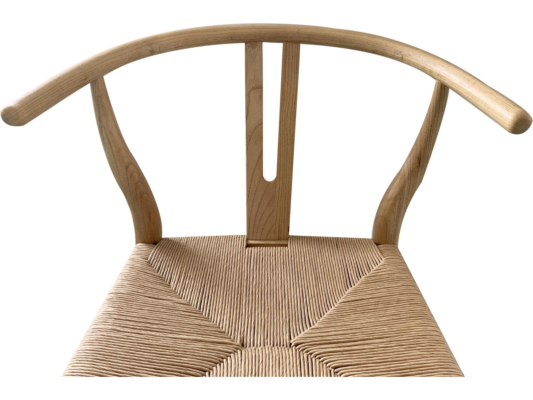 Moe's Home Elm Wood Natural Counter Stool