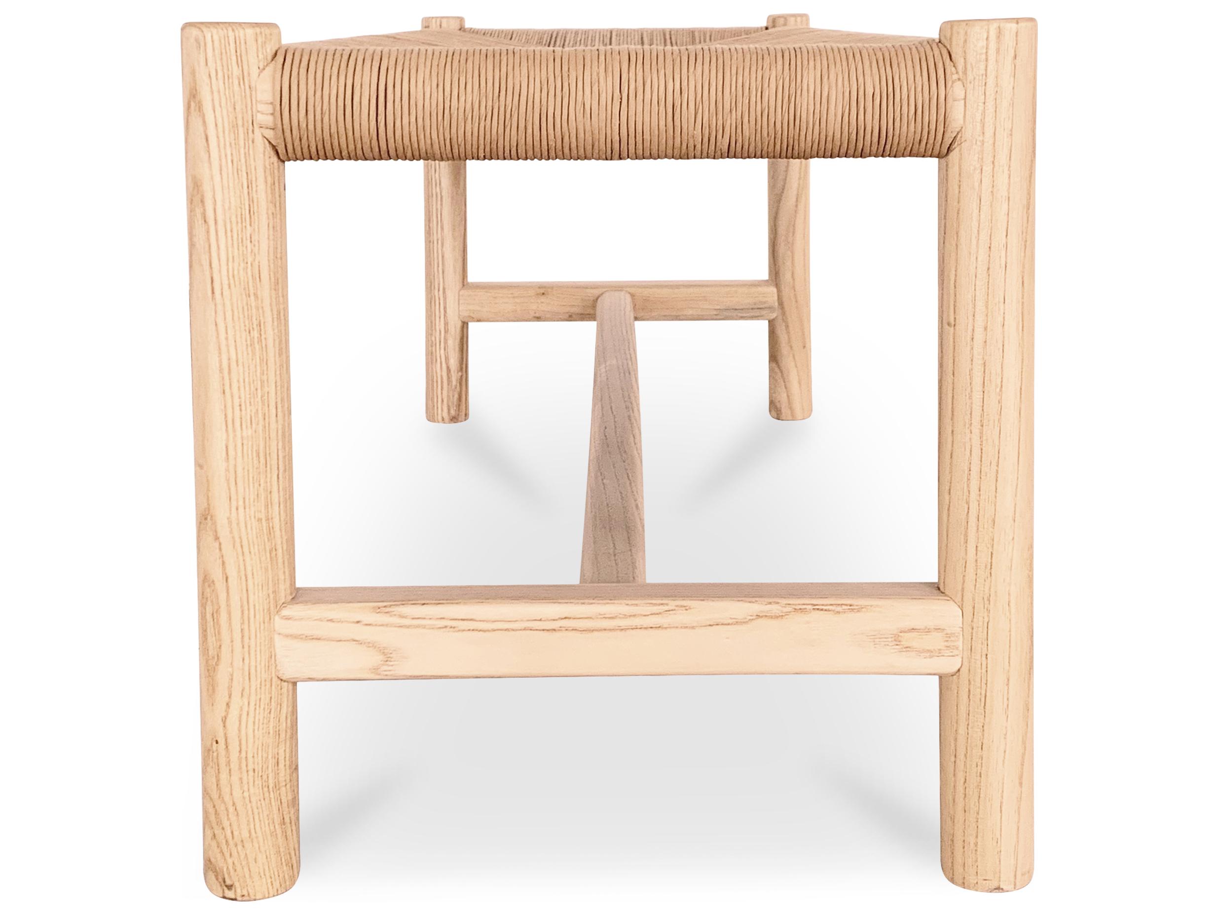 Moe's Home Natural Brown Accent Bench