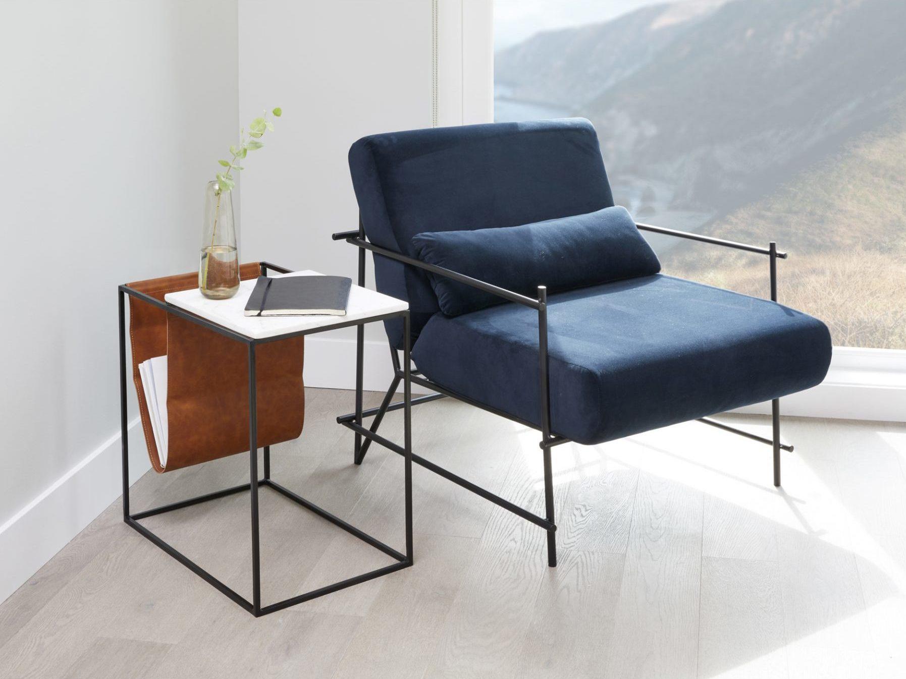 Moe's Home Rectangular Marble Multi End Table