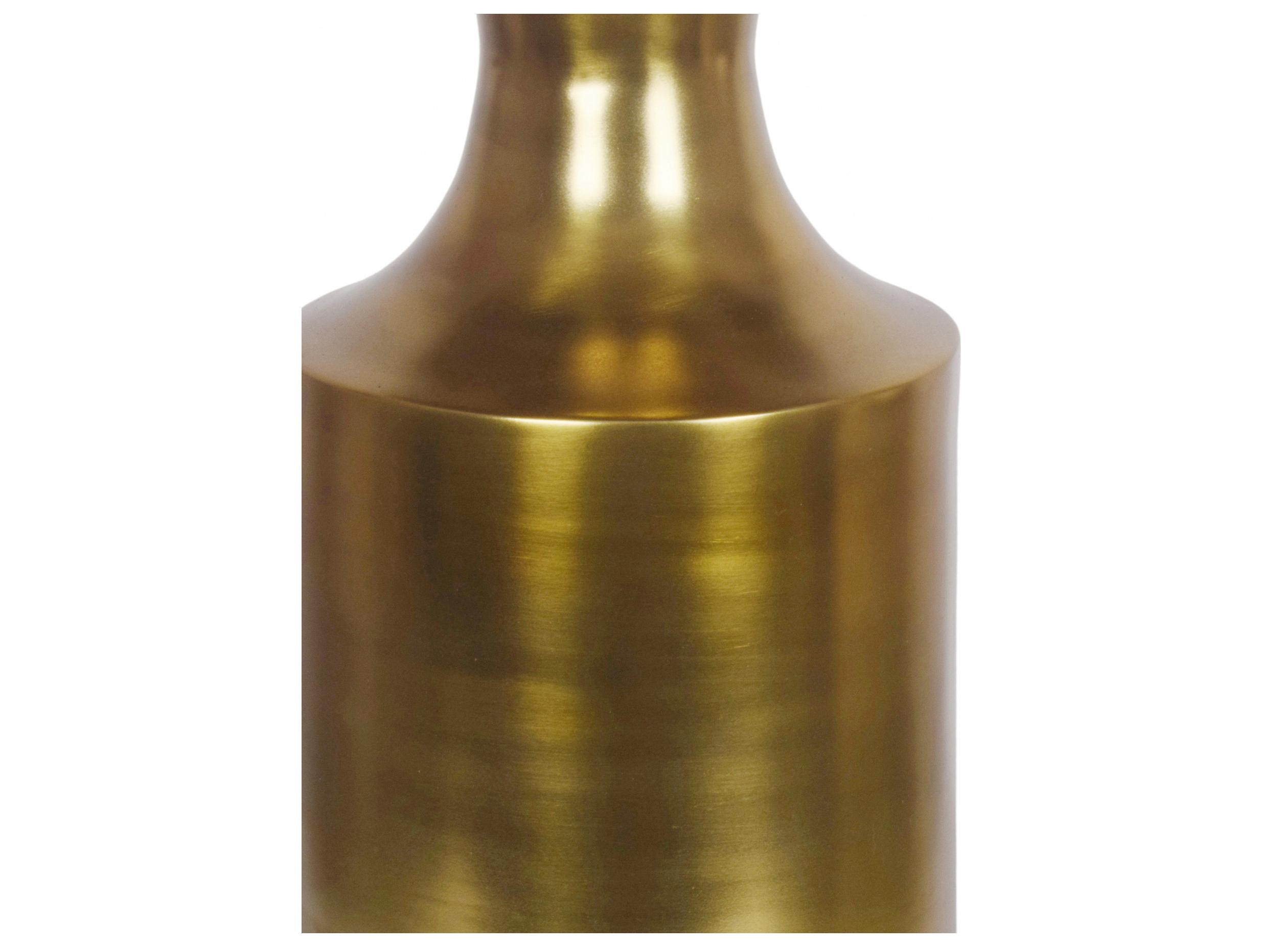 Moe's Home Rassa Round Metal Gold End Table