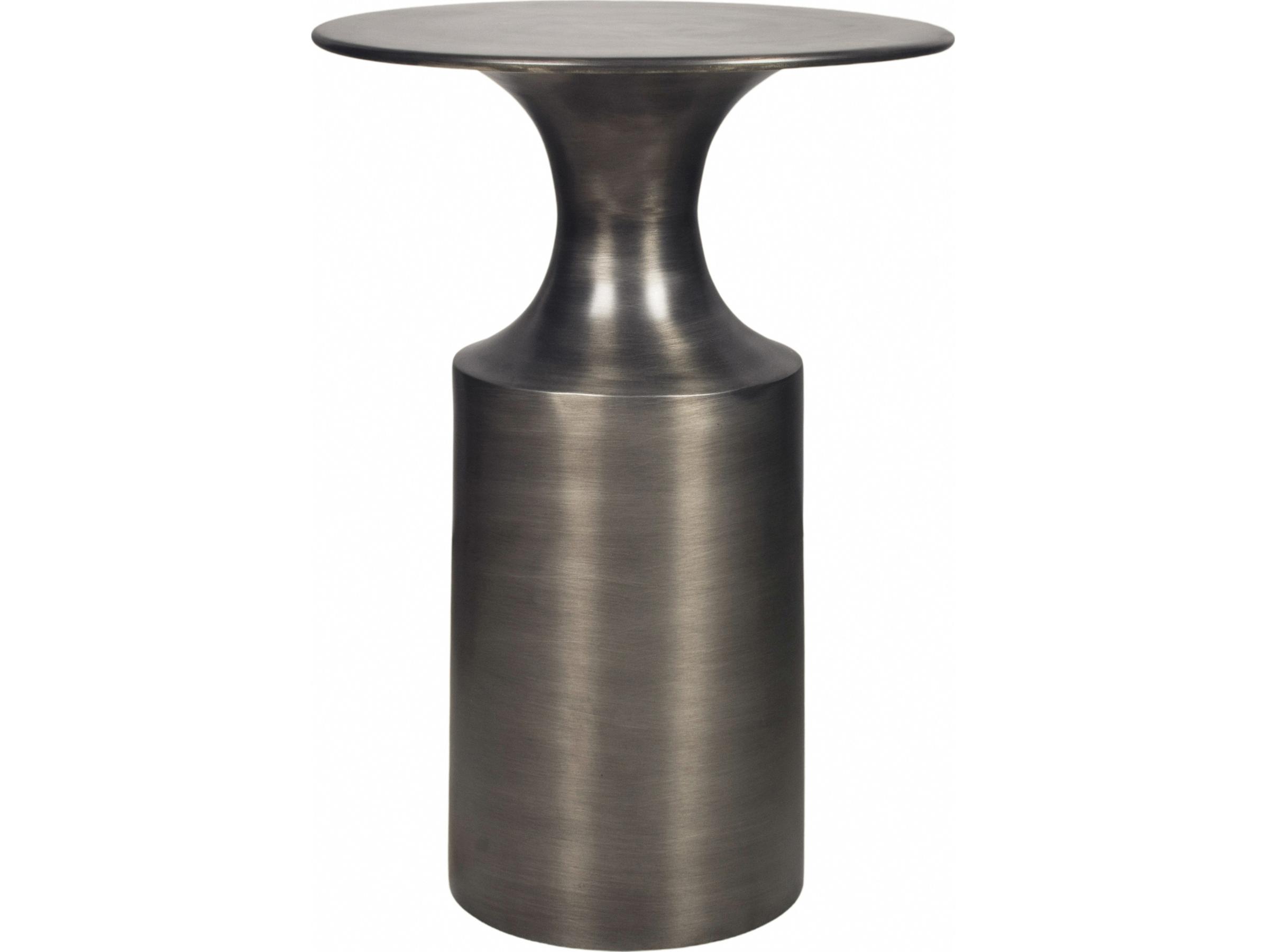 Moe's Home Rassa Round Metal Zinc End Table