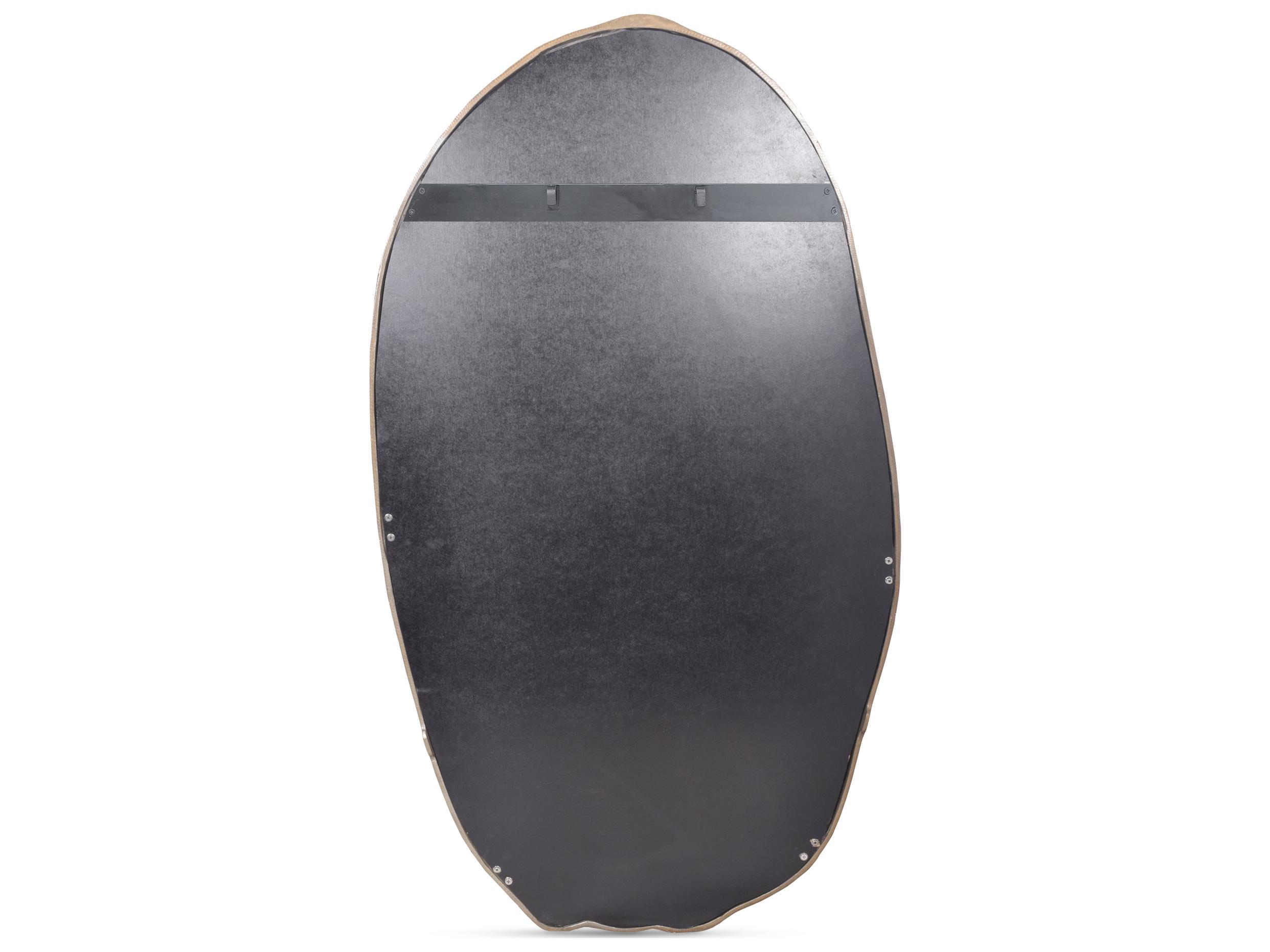 Moe's Home Foundry Gold Oval Wall Mirror