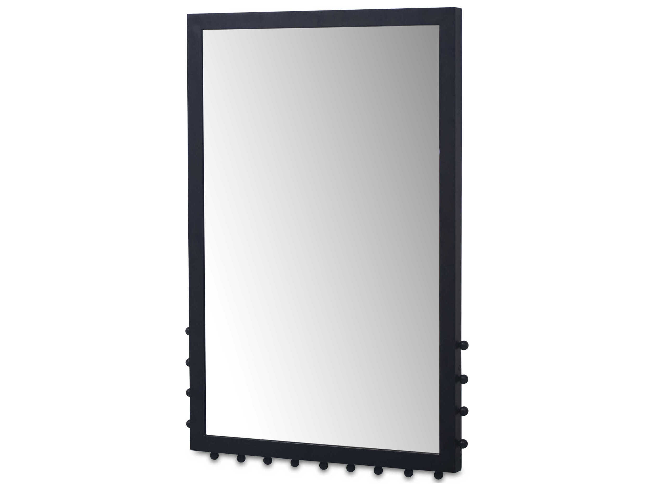Moe's Home Figaro Black Rectangular Wall Mirror