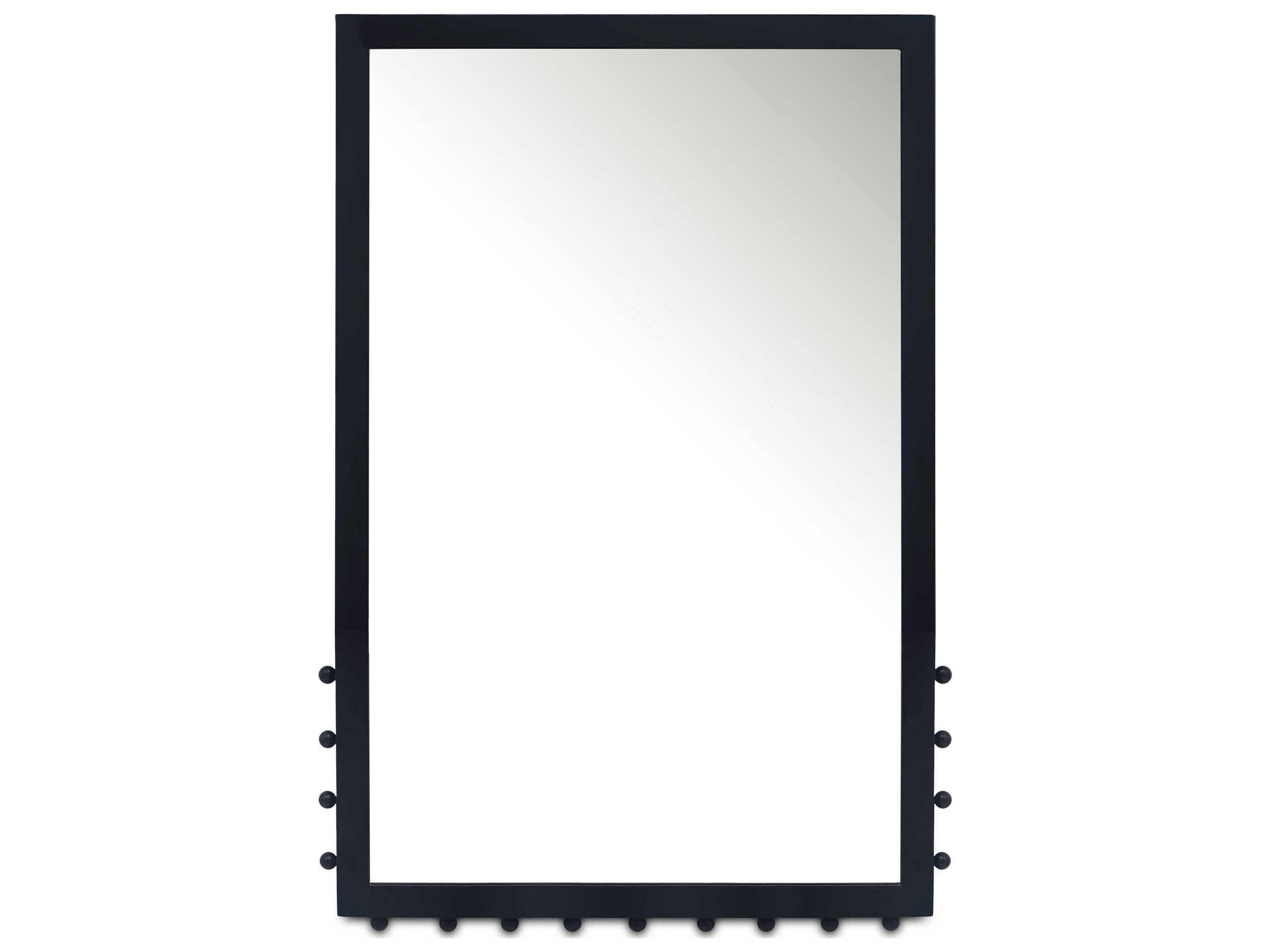 Moe's Home Figaro Black Rectangular Wall Mirror